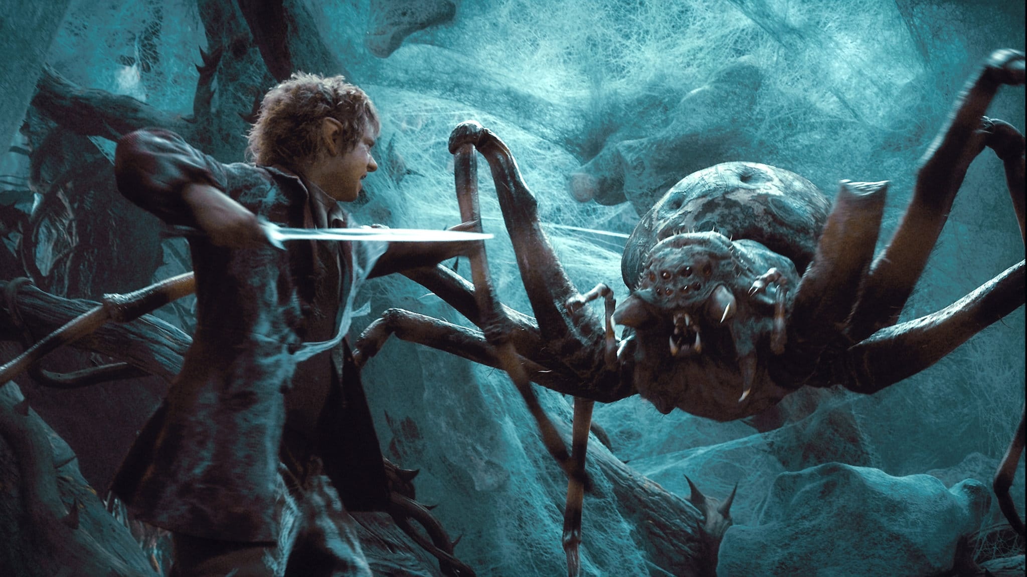 Bilbo Baggins character, Hobbit trilogy, 4K Blu-ray, Visual treat, 2050x1160 HD Desktop