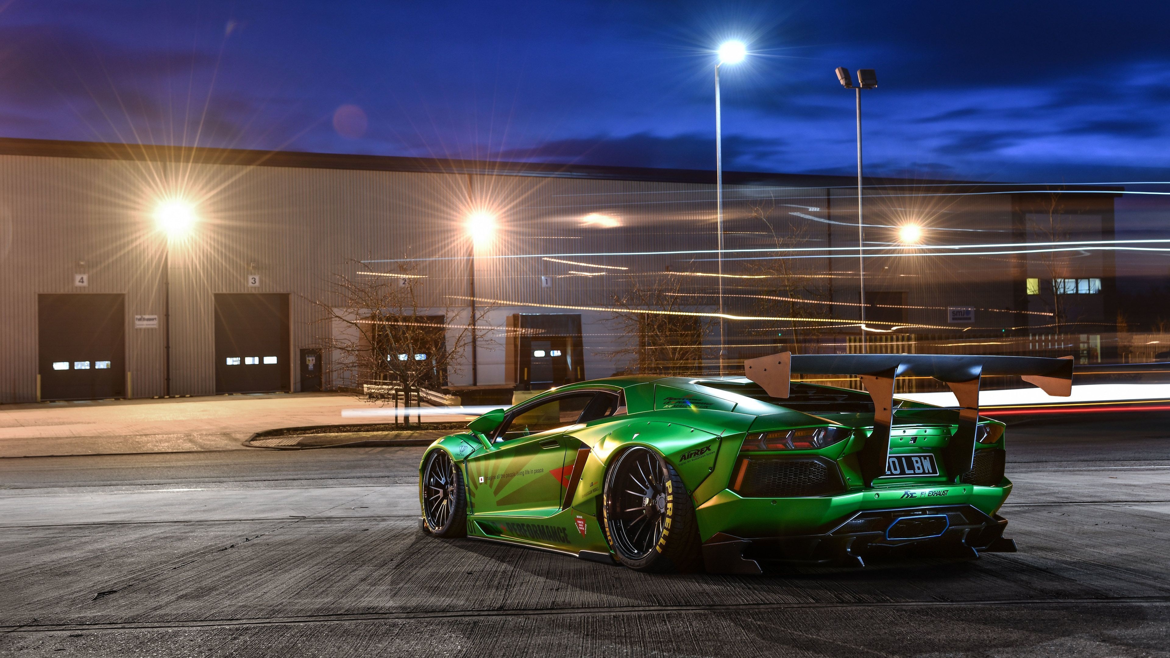 Lamborghini Aventador, Liberty Walk Car Wallpaper, 3840x2160 4K Desktop