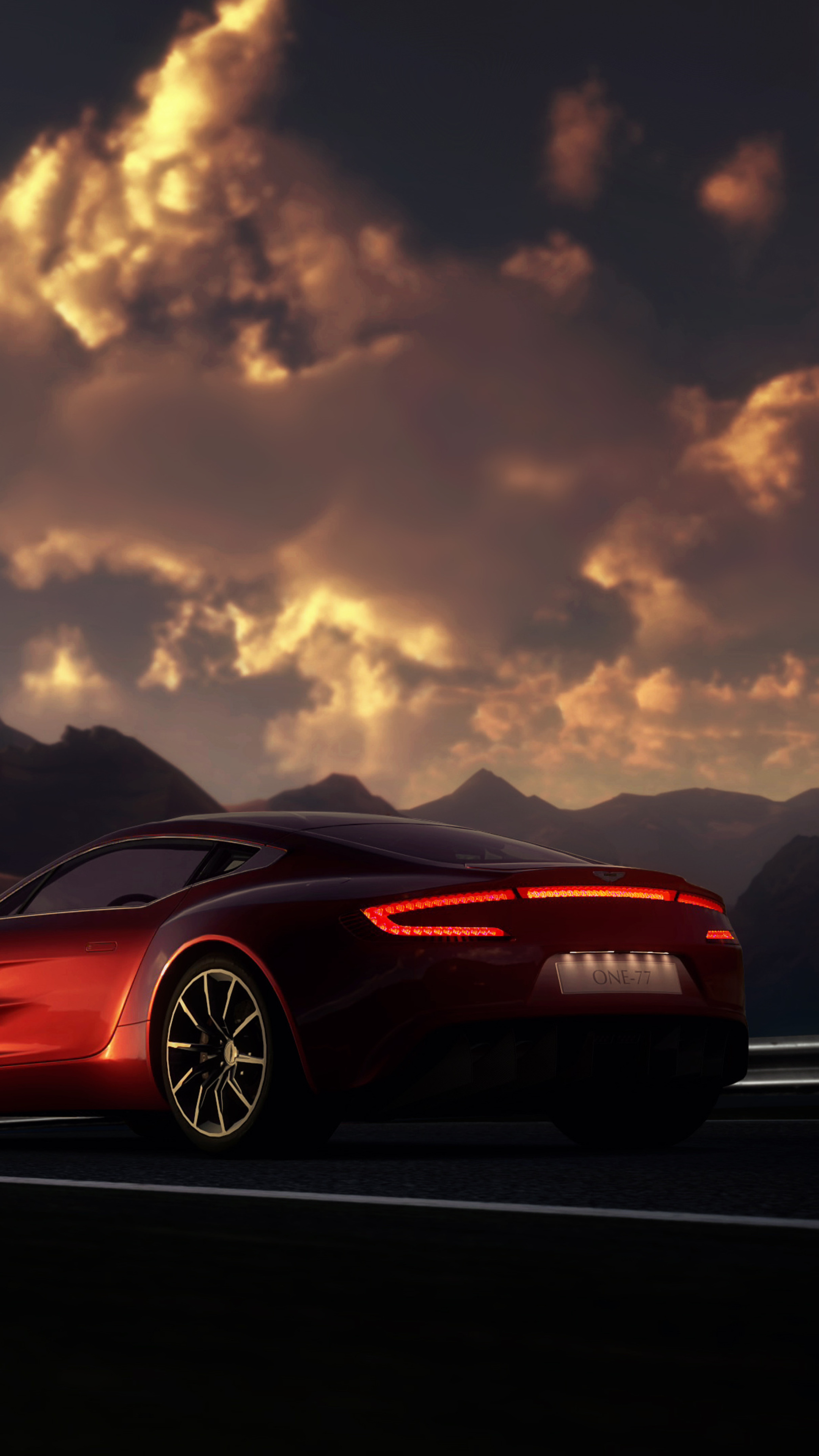 Aston Martin One-77, Gran Turismo icon, Luxury redefined, Unrivalled beauty, 2160x3840 4K Handy
