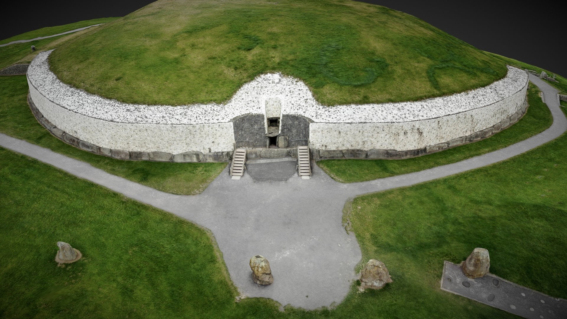 Newgrange, Passage tomb, County Meath, Ireland, 1920x1080 Full HD Desktop