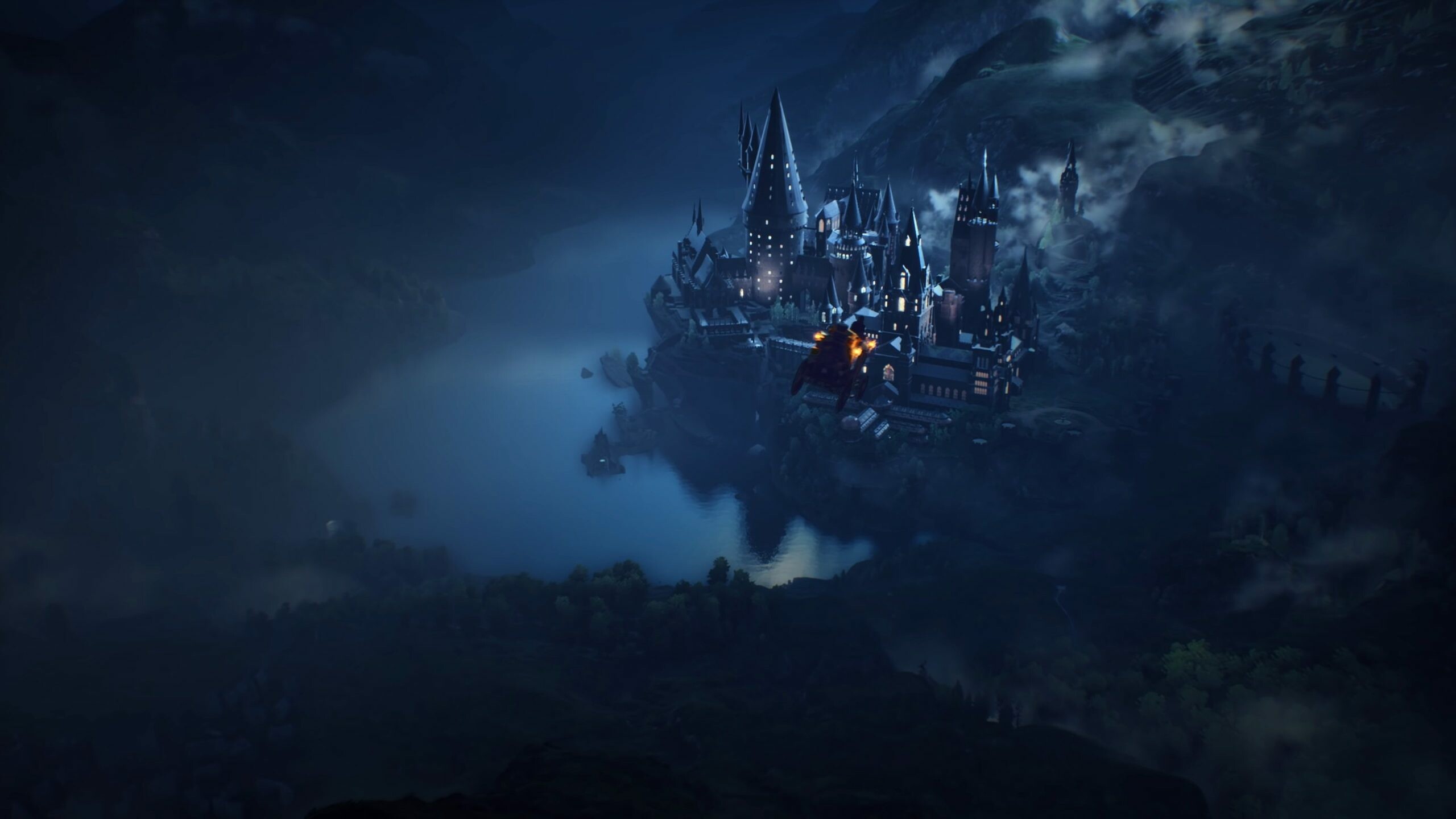 Hogwarts Legacy: The player controls a student at the Hogwarts School of Witchcraft and Wizardry. 2560x1440 HD Background.