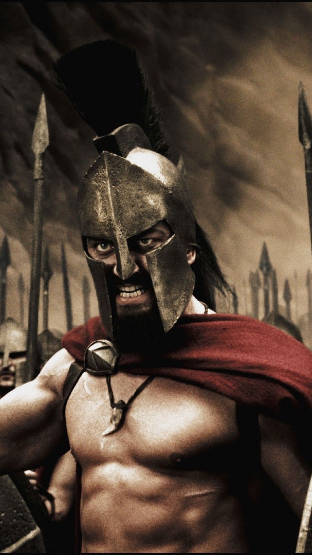 Ancient Greek warriors, Battle of Thermopylae, Epic war film, Legendary battle, 1080x1920 Full HD Phone