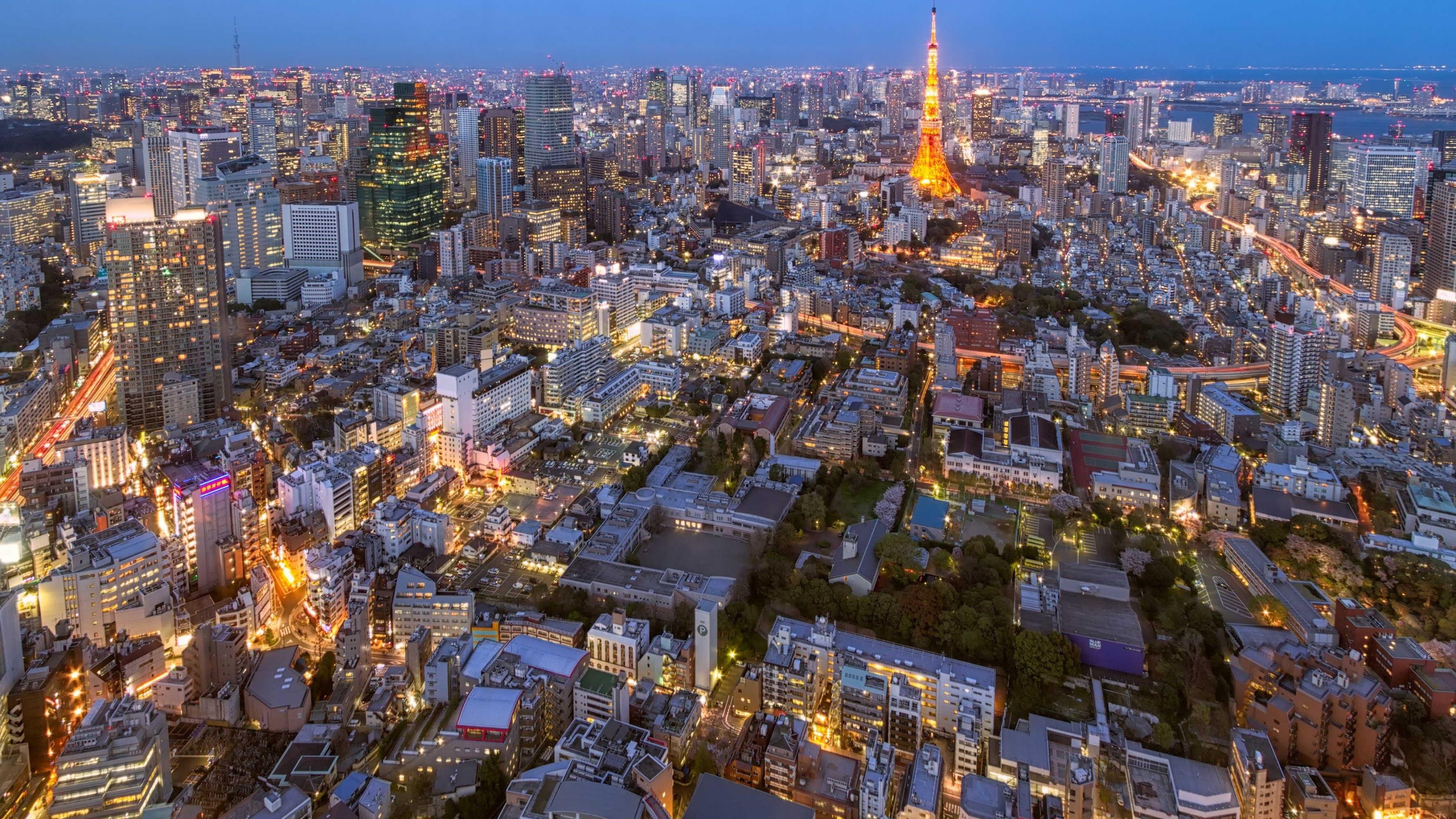 Tokyo 4K wallpapers, Ultra HD backgrounds, Japanese city, Modern architecture, 3560x2000 HD Desktop