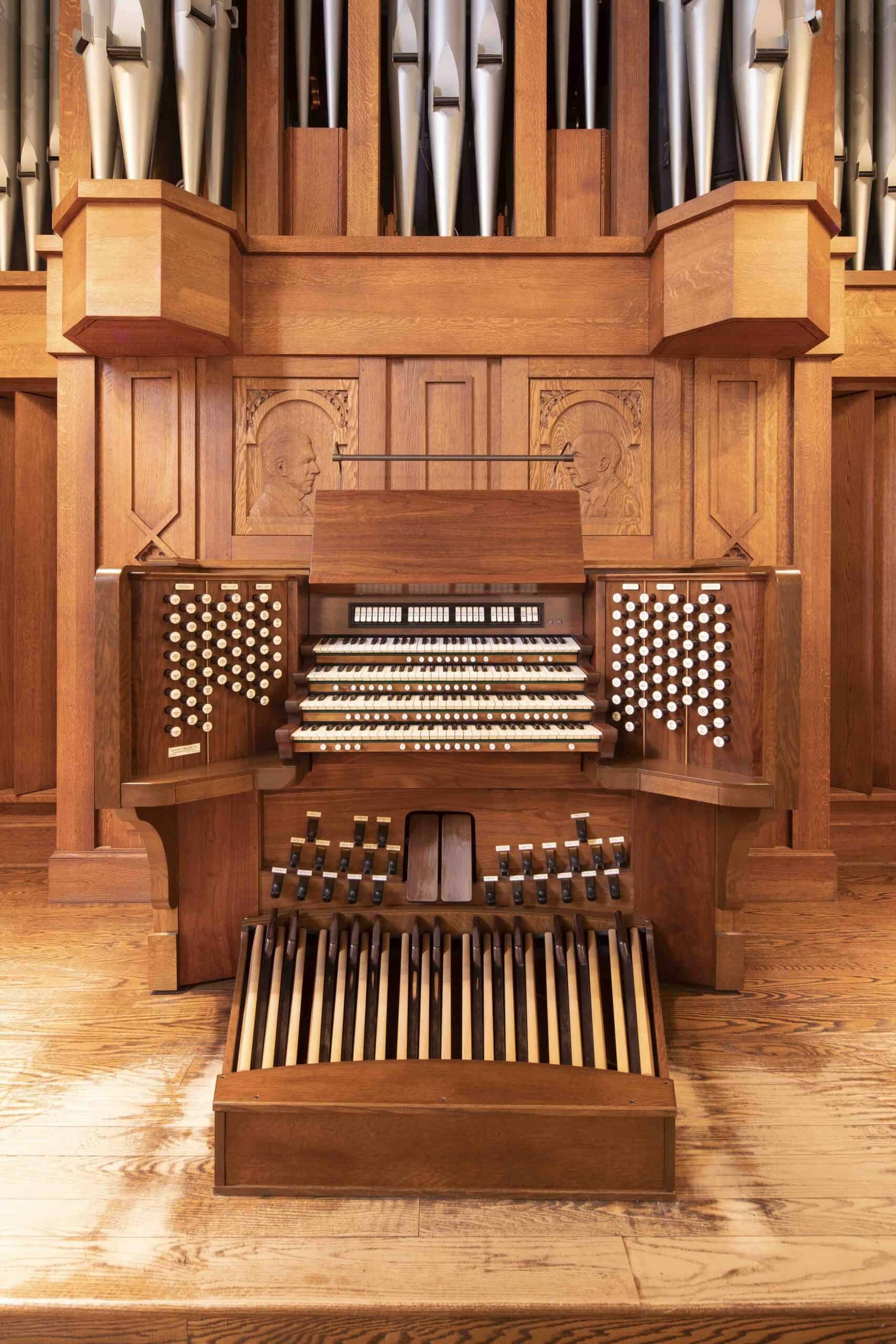 Pipe Organ: Trinity College chapel music, A musical instrument of the keyboard family. 1710x2560 HD Background.