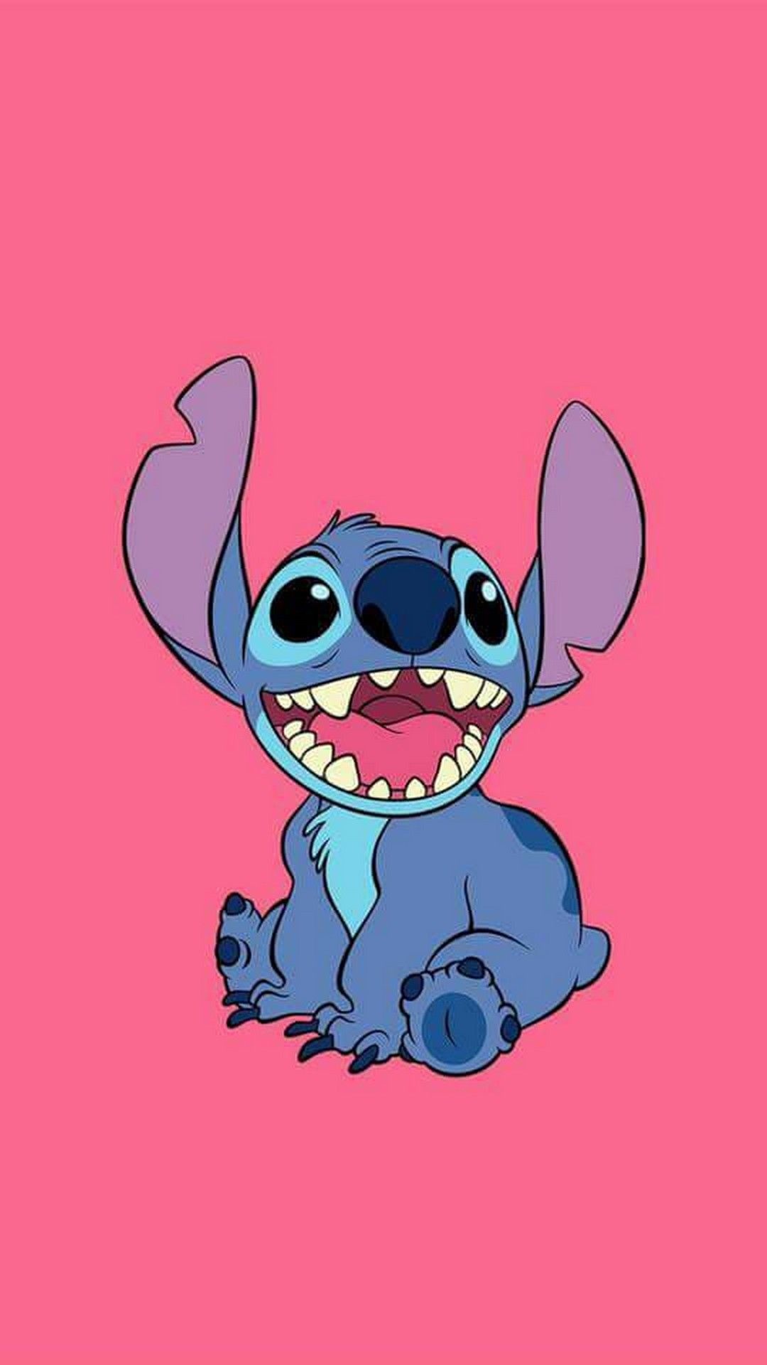 Stitch animation, Aesthetic cartoon wallpapers, Cute alien companion, Popular backgrounds, 1080x1920 Full HD Handy