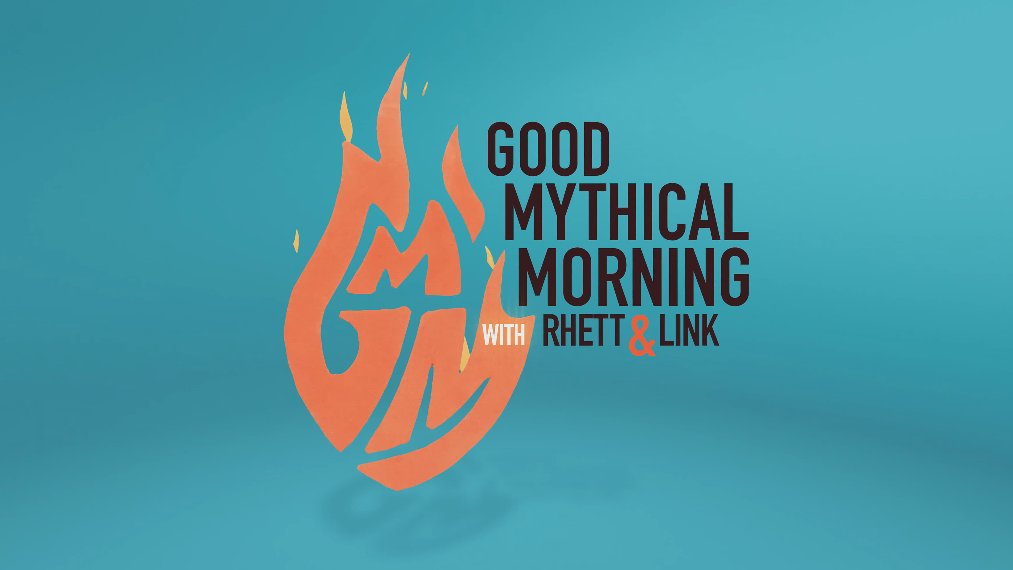 Good Mythical Morning: GMM, An American comedy, talk and variety YouTube series, Rhett McLaughlin and Link Neal. 3500x1970 HD Wallpaper.