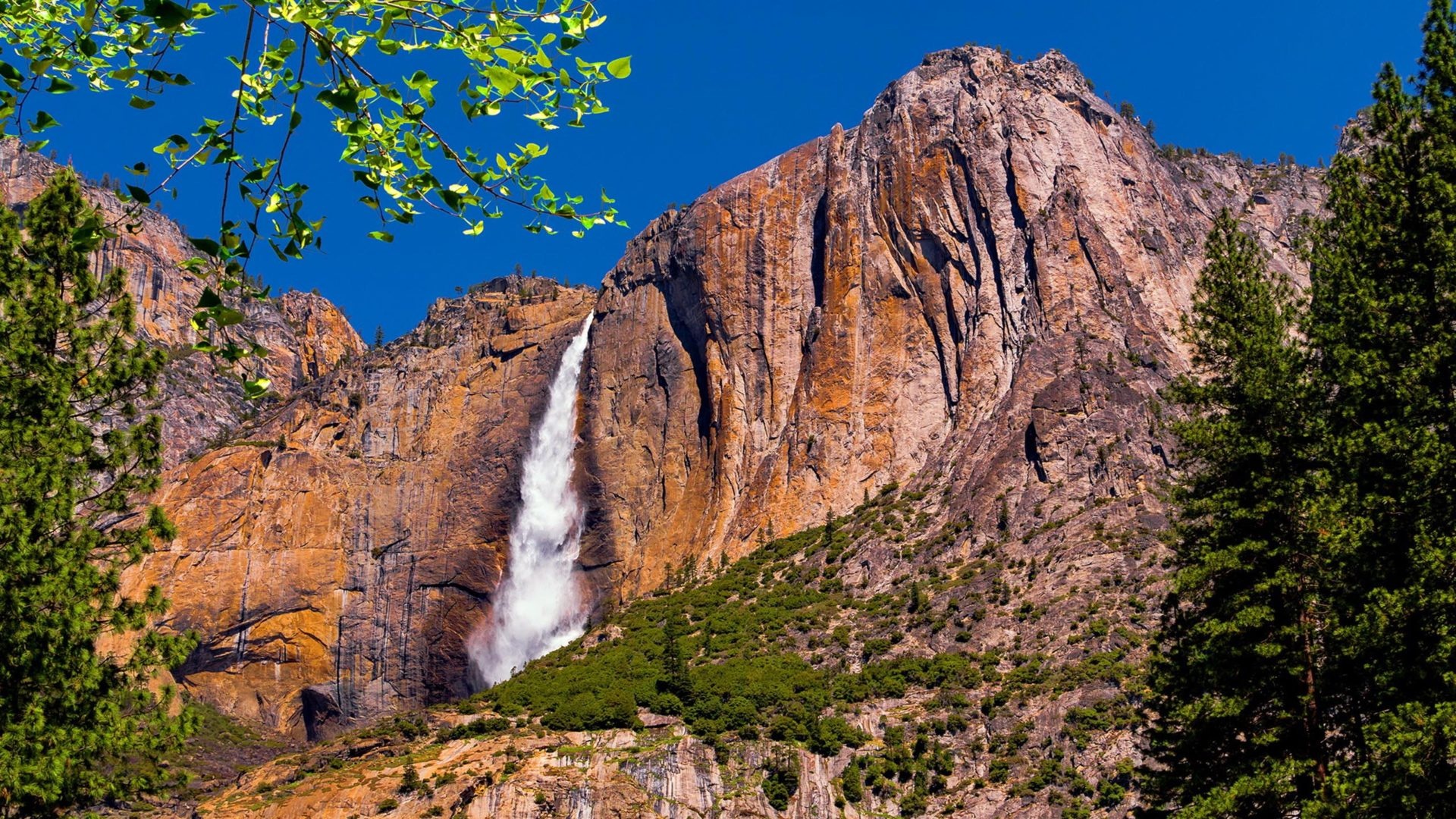 Yosemite National Park, Travels, Yosemite Falls, California, 1920x1080 Full HD Desktop