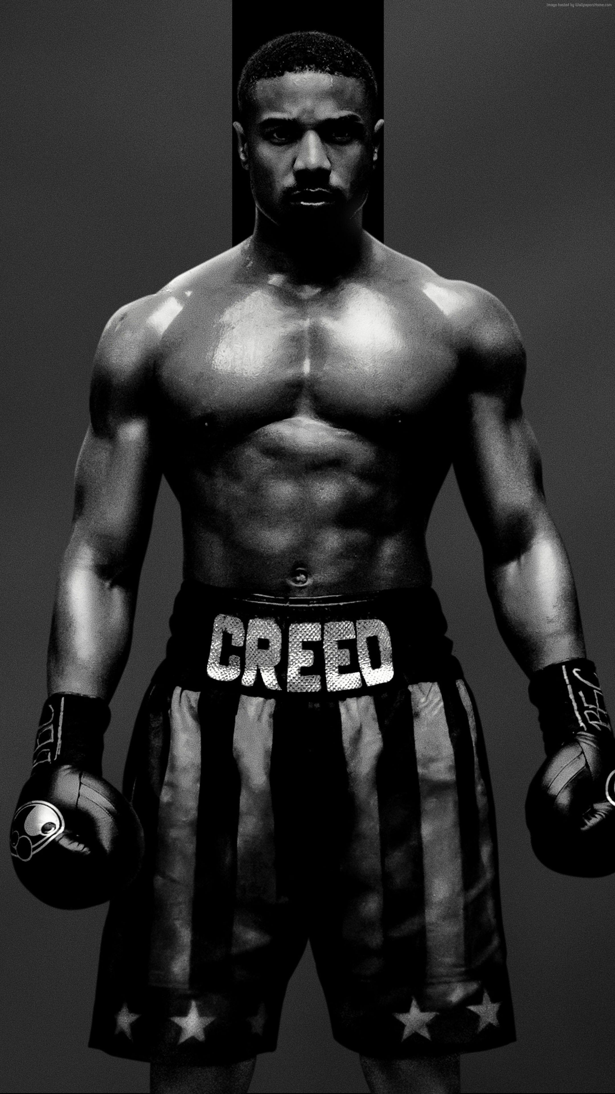 Combat Sports: Adonis Creed, Apollo Creed's Son, WBC World Heavyweight Champion, WBA. 2160x3840 4K Wallpaper.