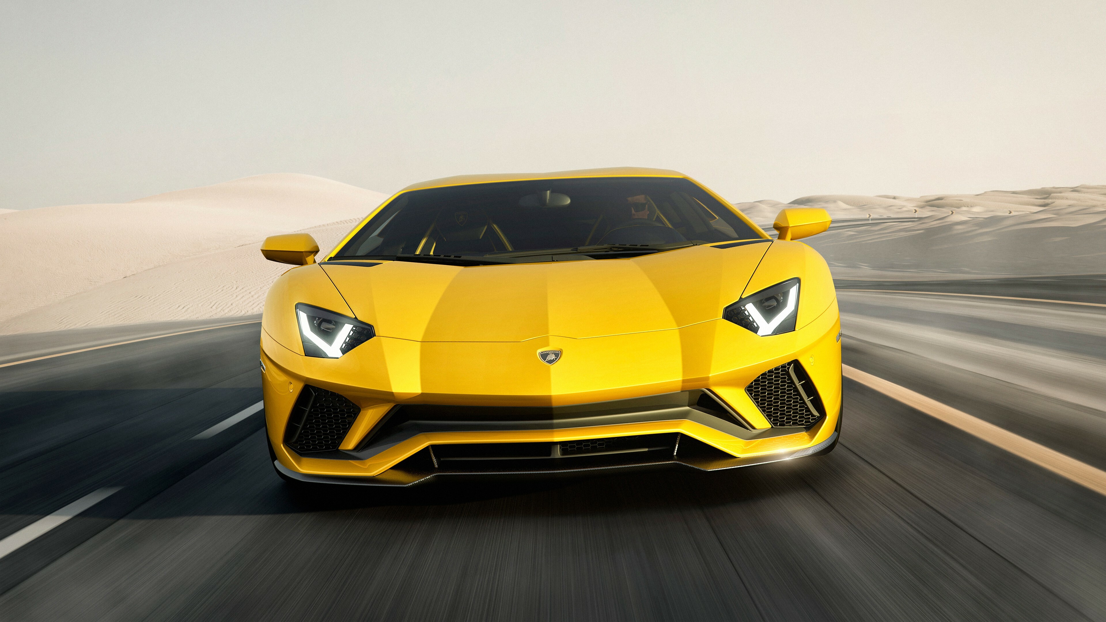 Lamborghini: The Italian car manufacturer, went bankrupt in 1978. 3840x2160 4K Background.