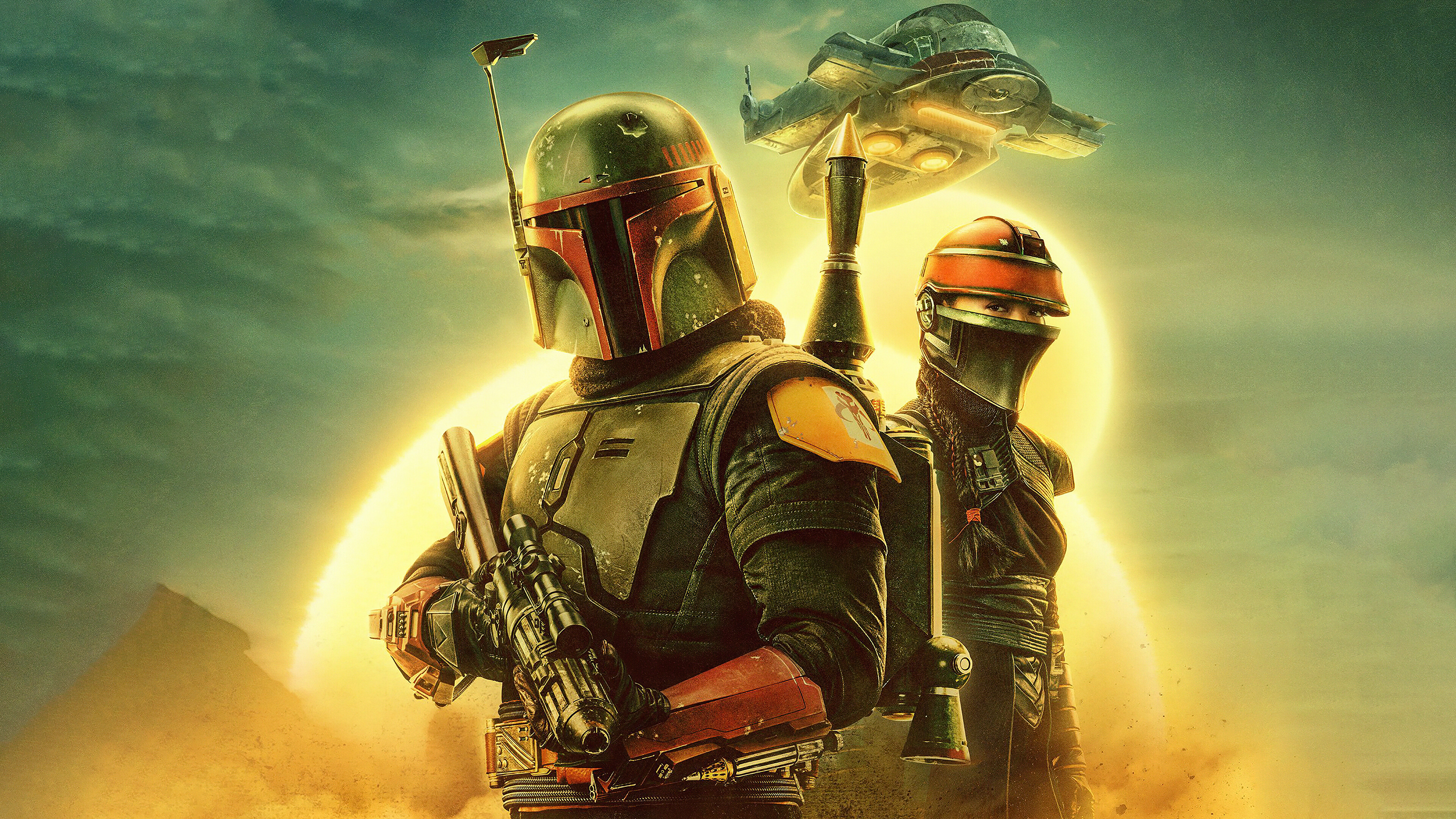 The Book of Boba Fett: An American space Western television series created by Jon Favreau. 3840x2160 4K Wallpaper.