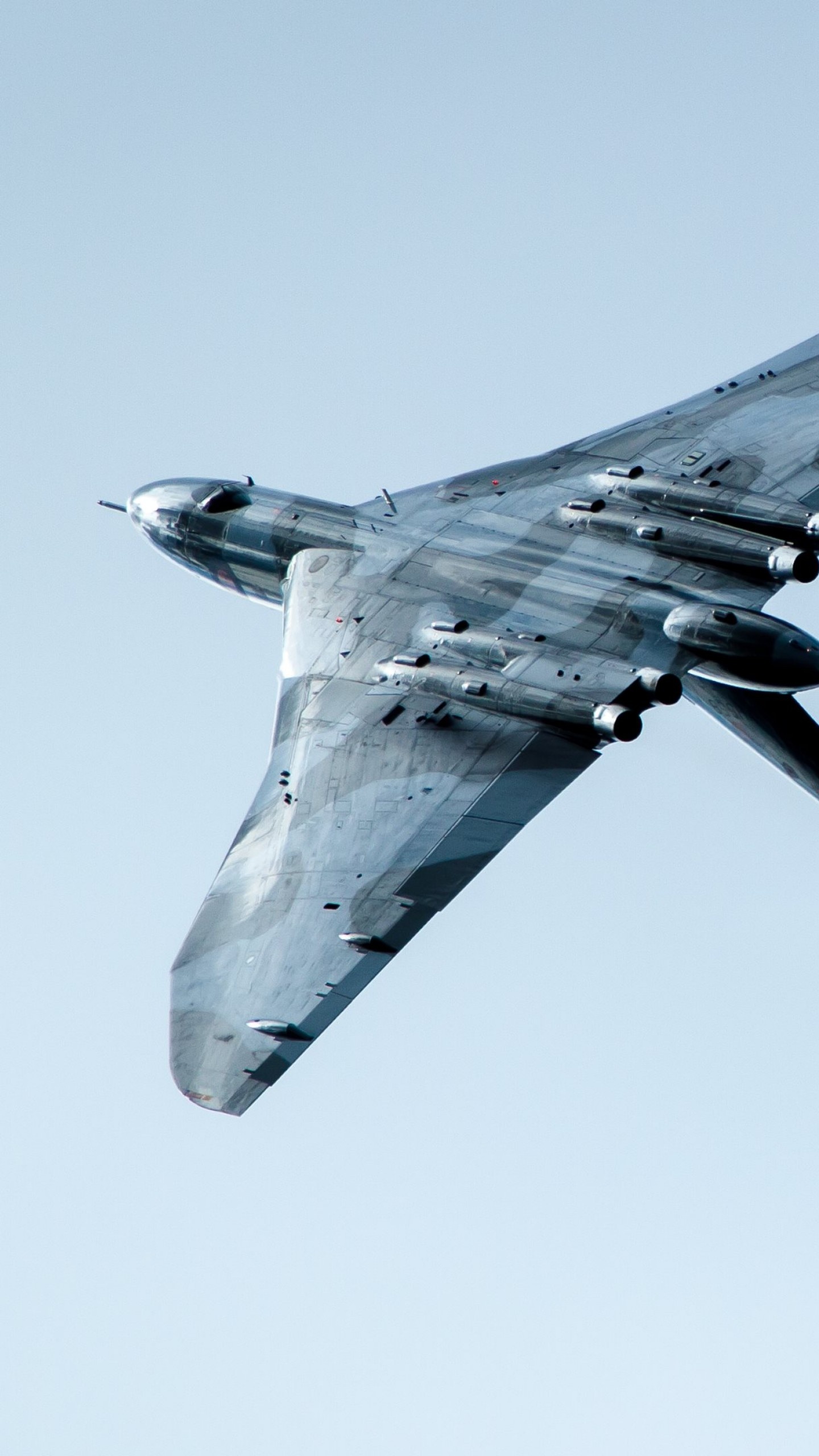 Avro Vulcan bomber, Military might, Air superiority, Sky guardian, 1440x2560 HD Phone