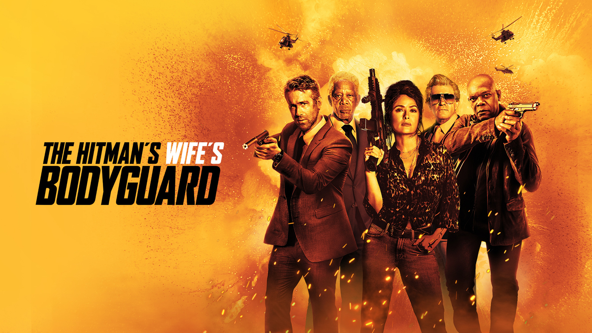 Hitmans Wifes Bodyguard: Screenplay by Tom O'Connor, Brandon Murphy, and Phillip Murphy. 1920x1080 Full HD Background.