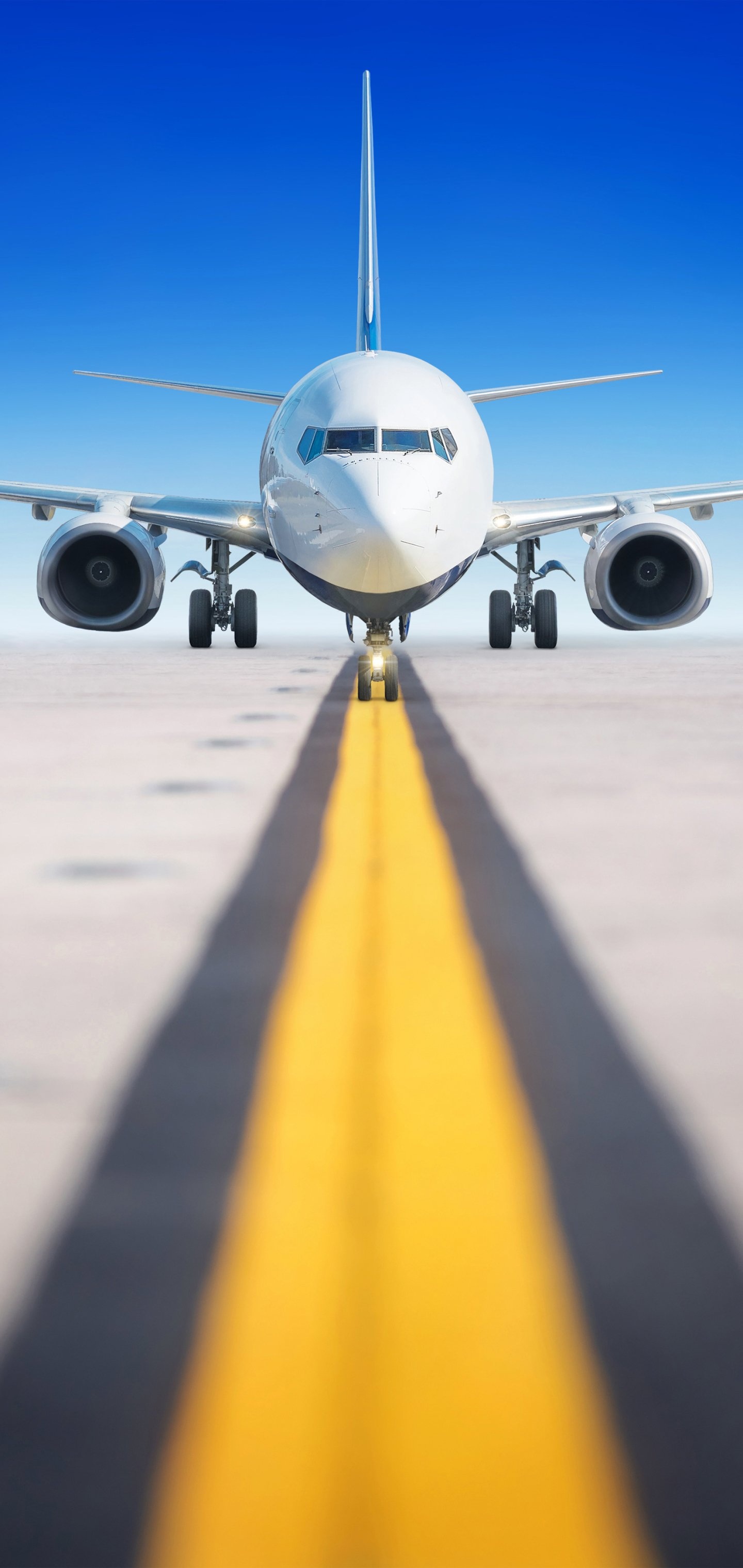 Airplane engineering, Aviation industry, Commercial jet, High altitude, 1440x3040 HD Handy