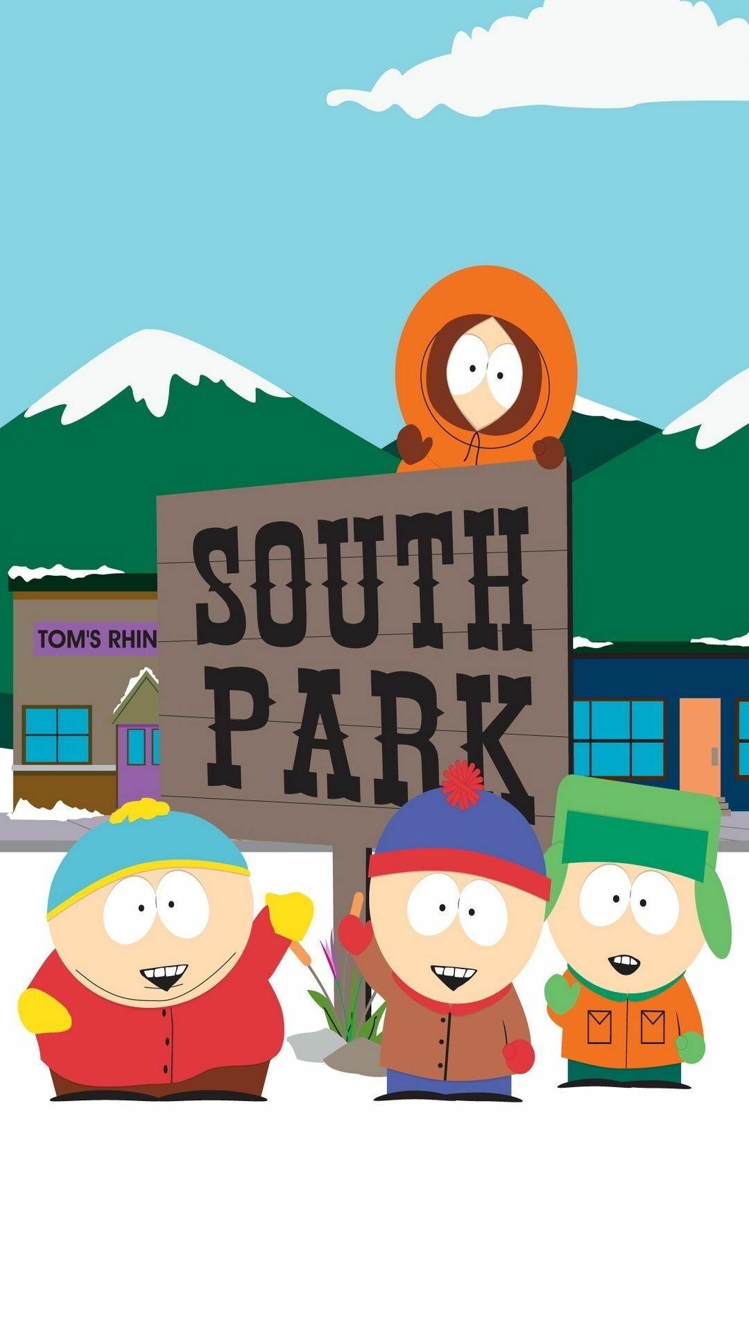 South Park: The second longest-running cartoon in North America, following right behind The Simpsons. 1080x1920 Full HD Wallpaper.