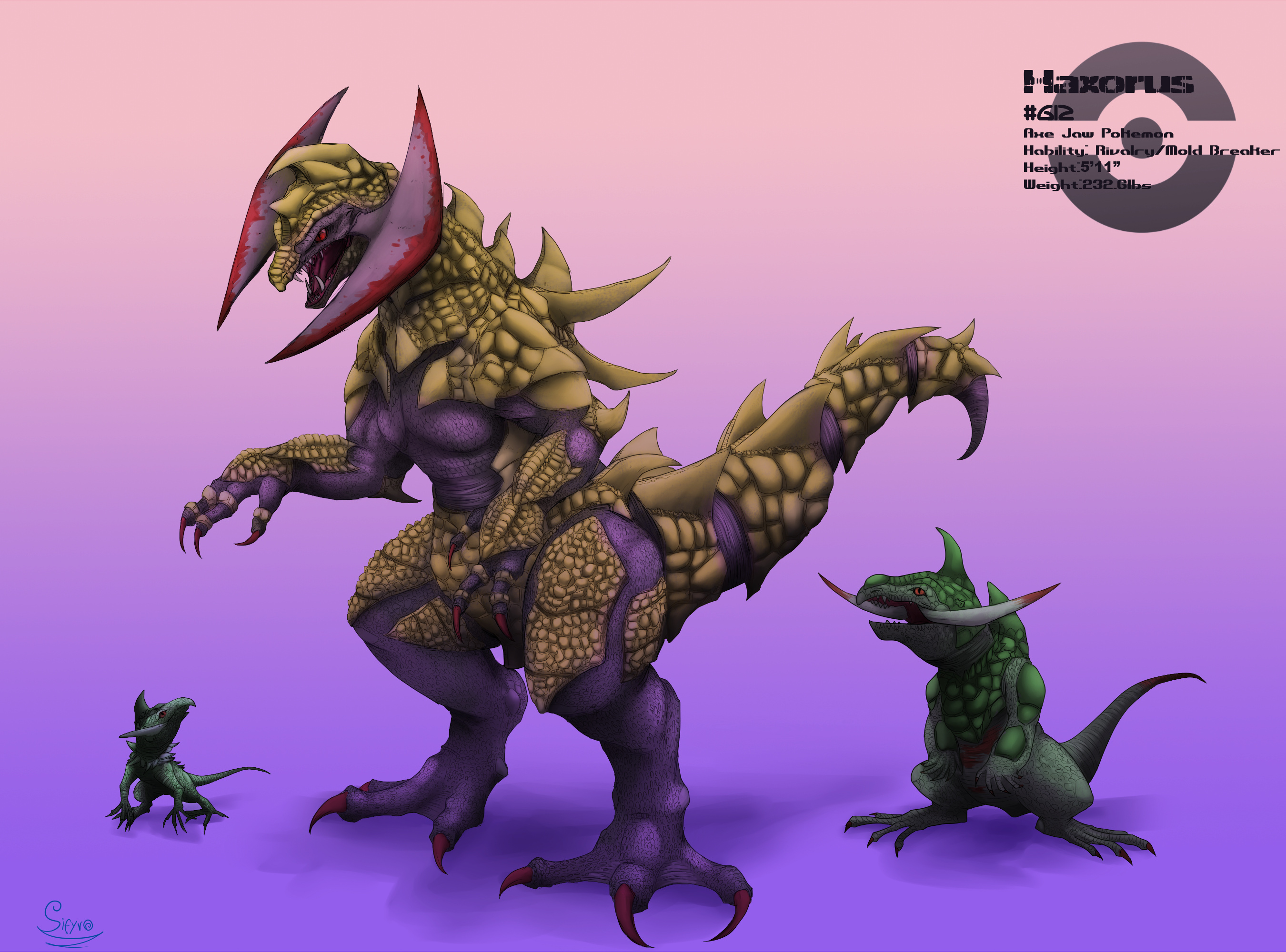 Haxorus wallpaper, Pokmon creature, Gaming artwork, Mythical dragon, 2700x2000 HD Desktop