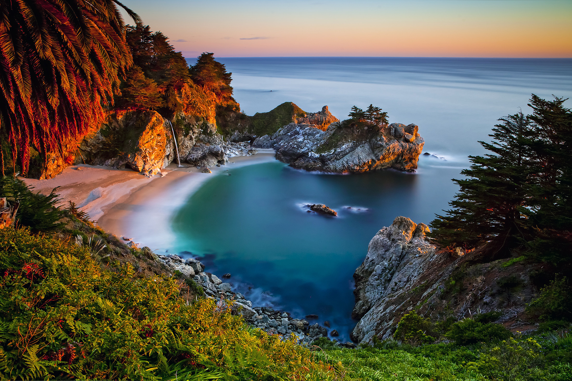 Big Sur, Julia Pfeiffer Burns State Park, Monterey County, Free pictures, 2200x1470 HD Desktop