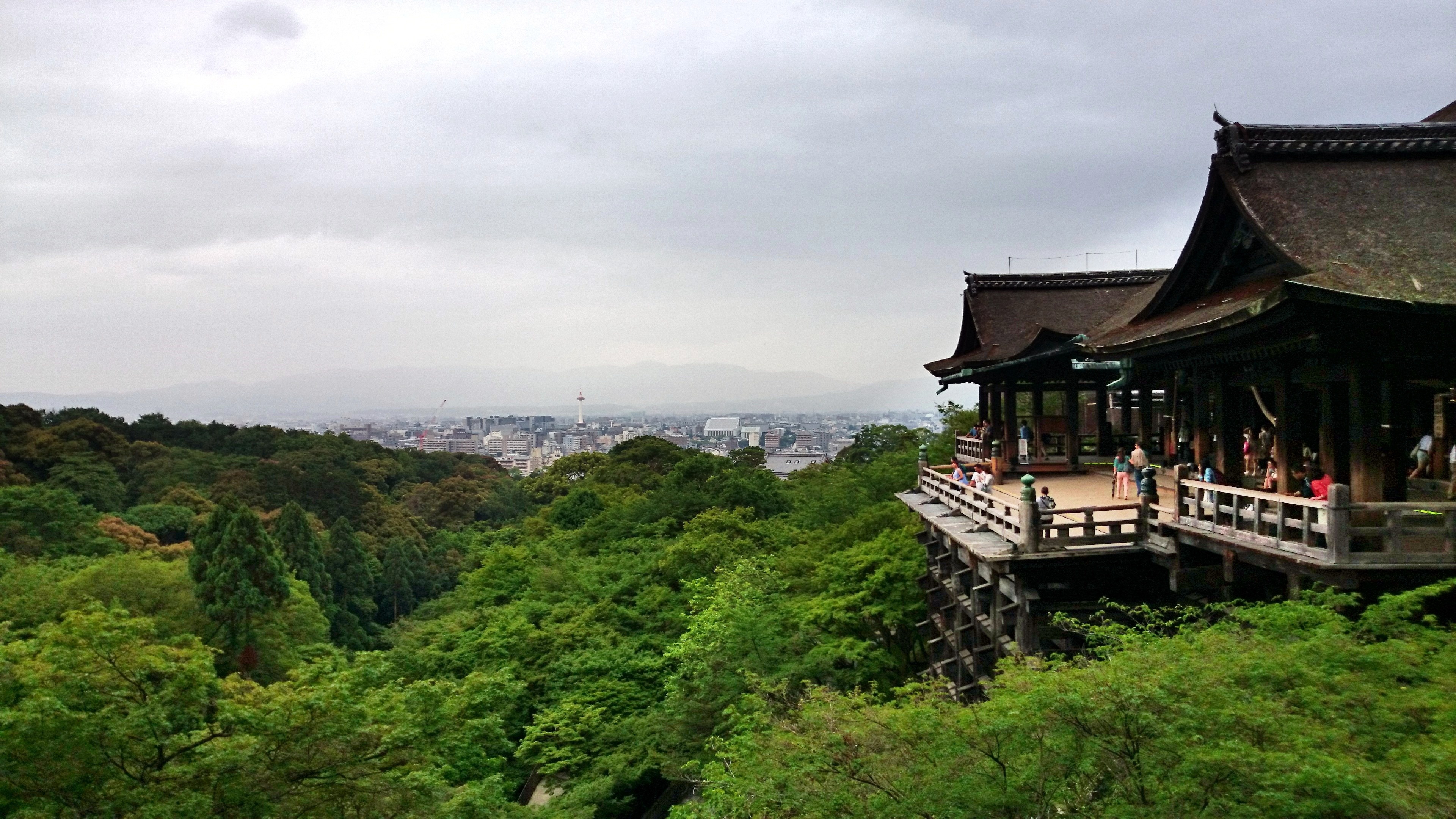 Mountain Top, Kiyomizu-dera Temple, Majestic Views, Spiritual Experience, 3840x2160 4K Desktop