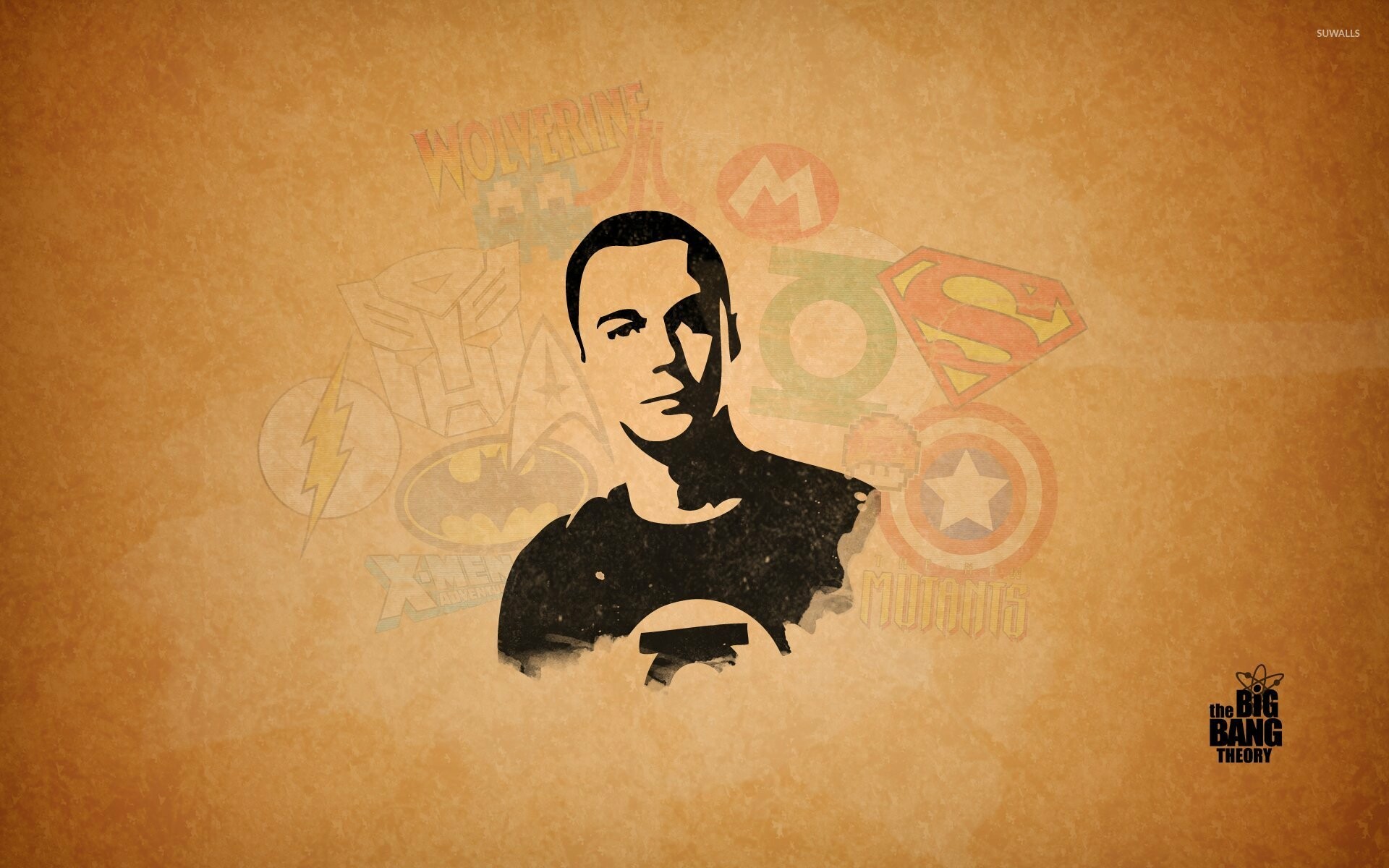The Big Bang Theory: Sheldon Cooper, TV show, Artwork, Poster. 1920x1200 HD Background.