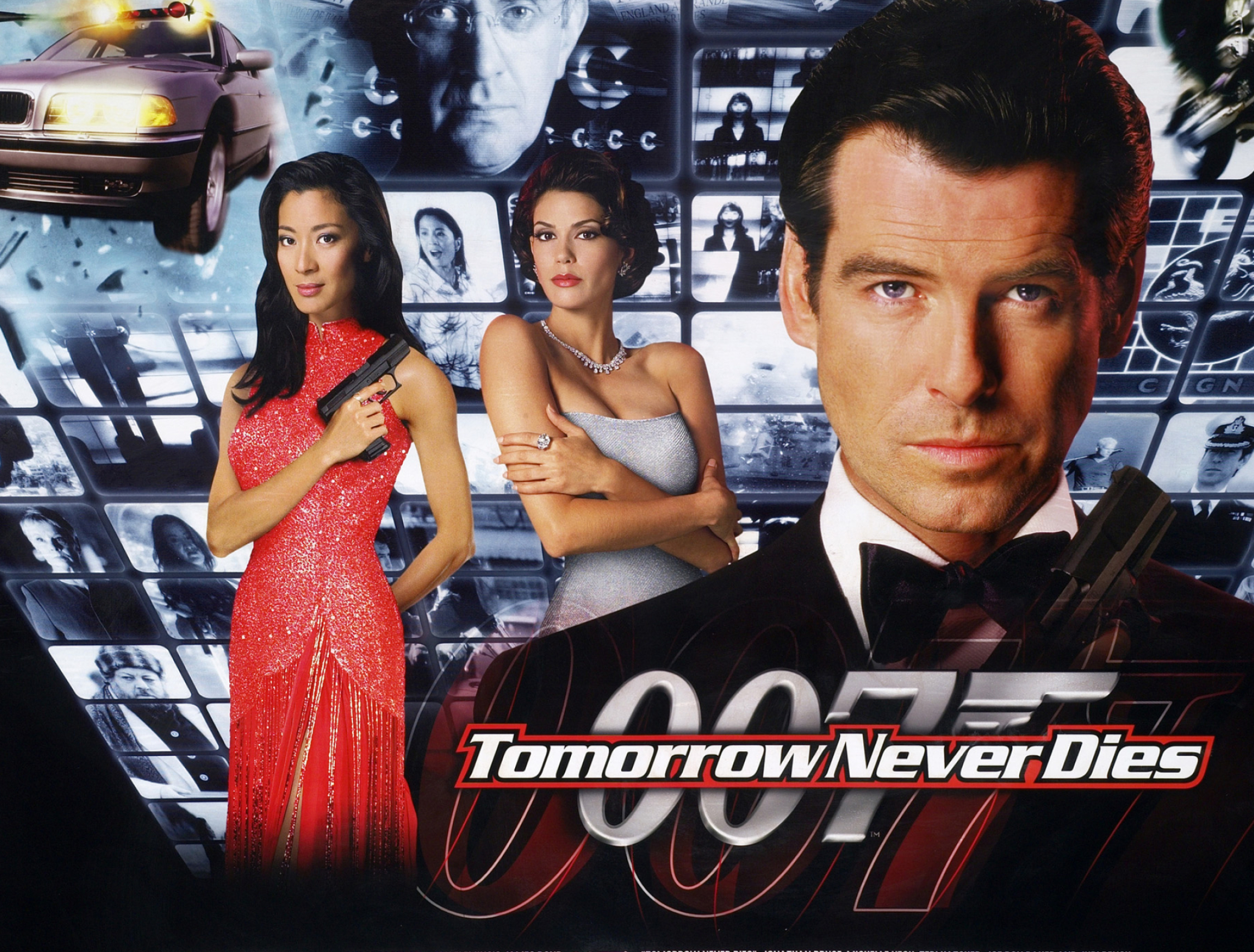 James Bond movie posters, Brosnan era, Thrilling films, Collectible art, 2250x1710 HD Desktop
