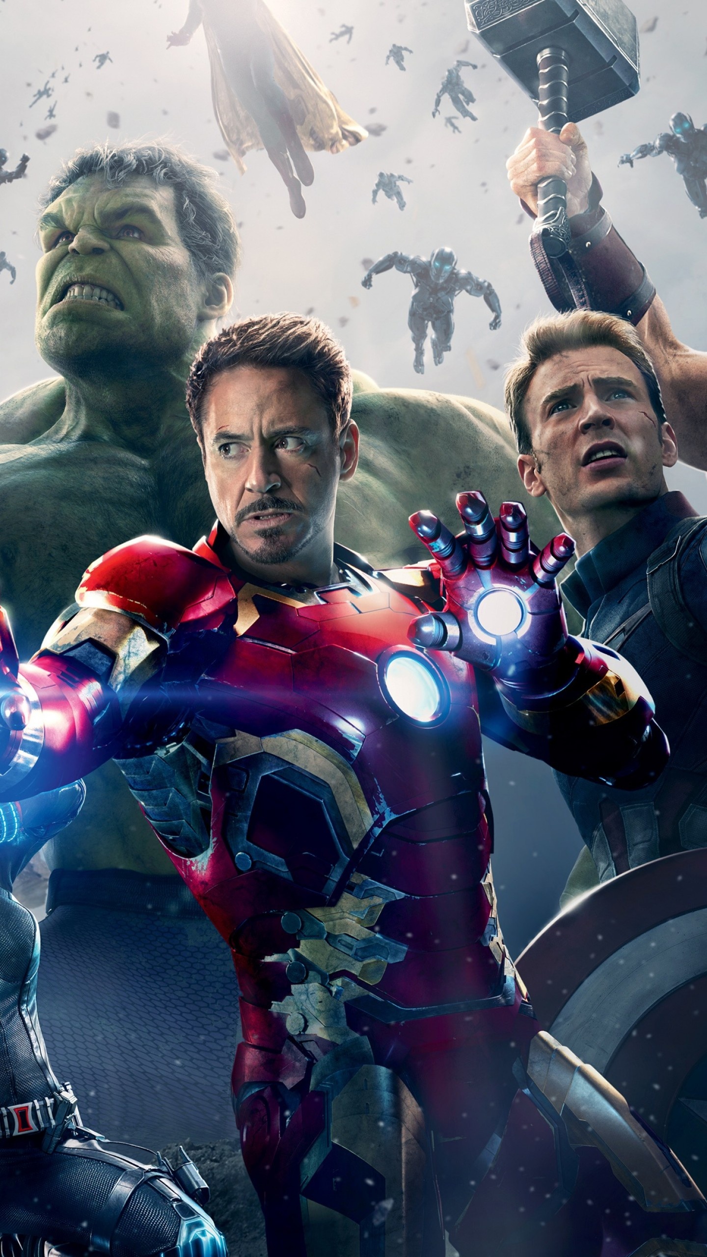Avengers: Age of Ultron, Best movies 2015, Avengers 2, 1440x2560 HD Handy