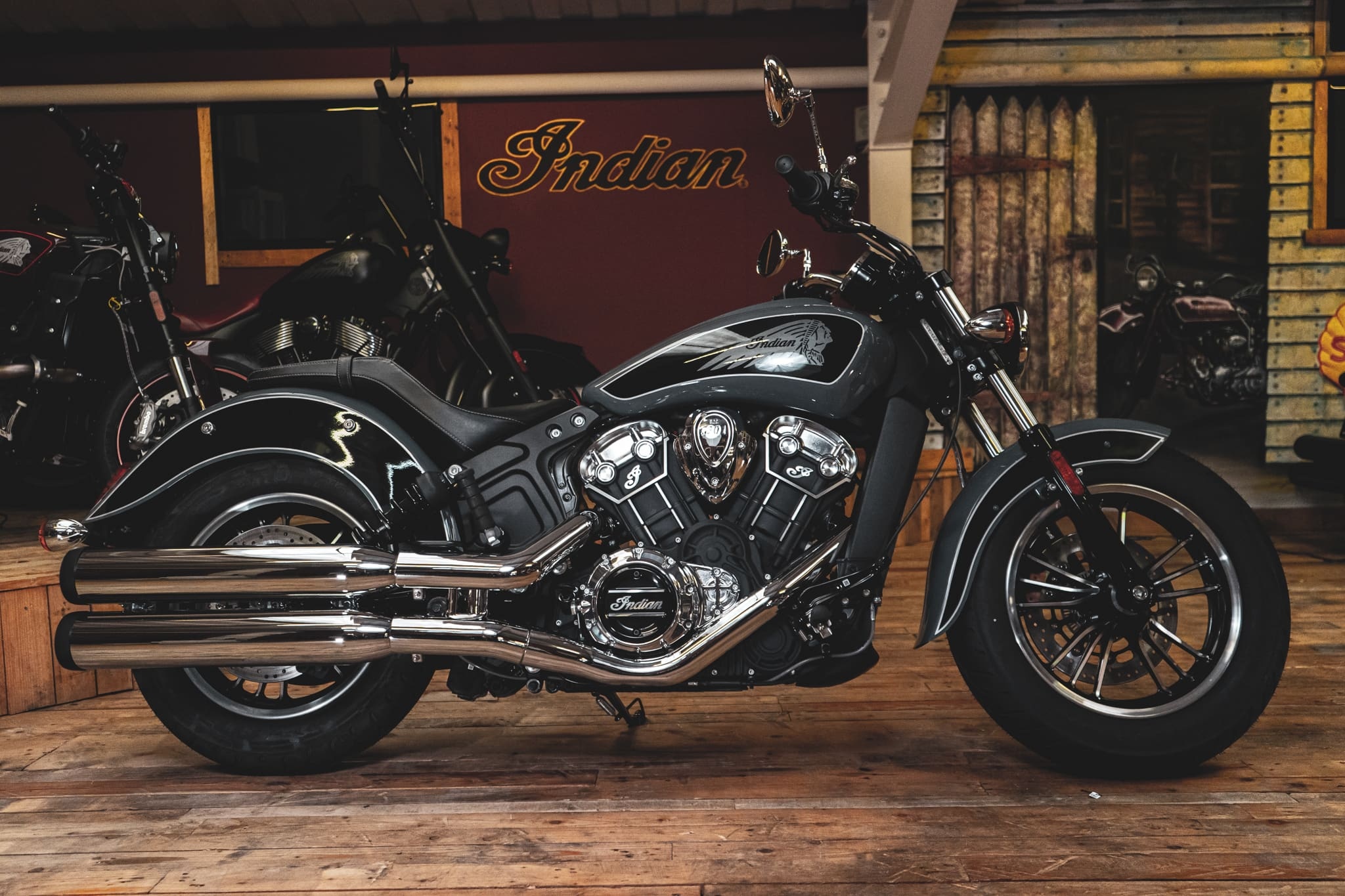 Indian Scout, Bobber 1200, Icon model, Moore Speed Racing, 2050x1370 HD Desktop