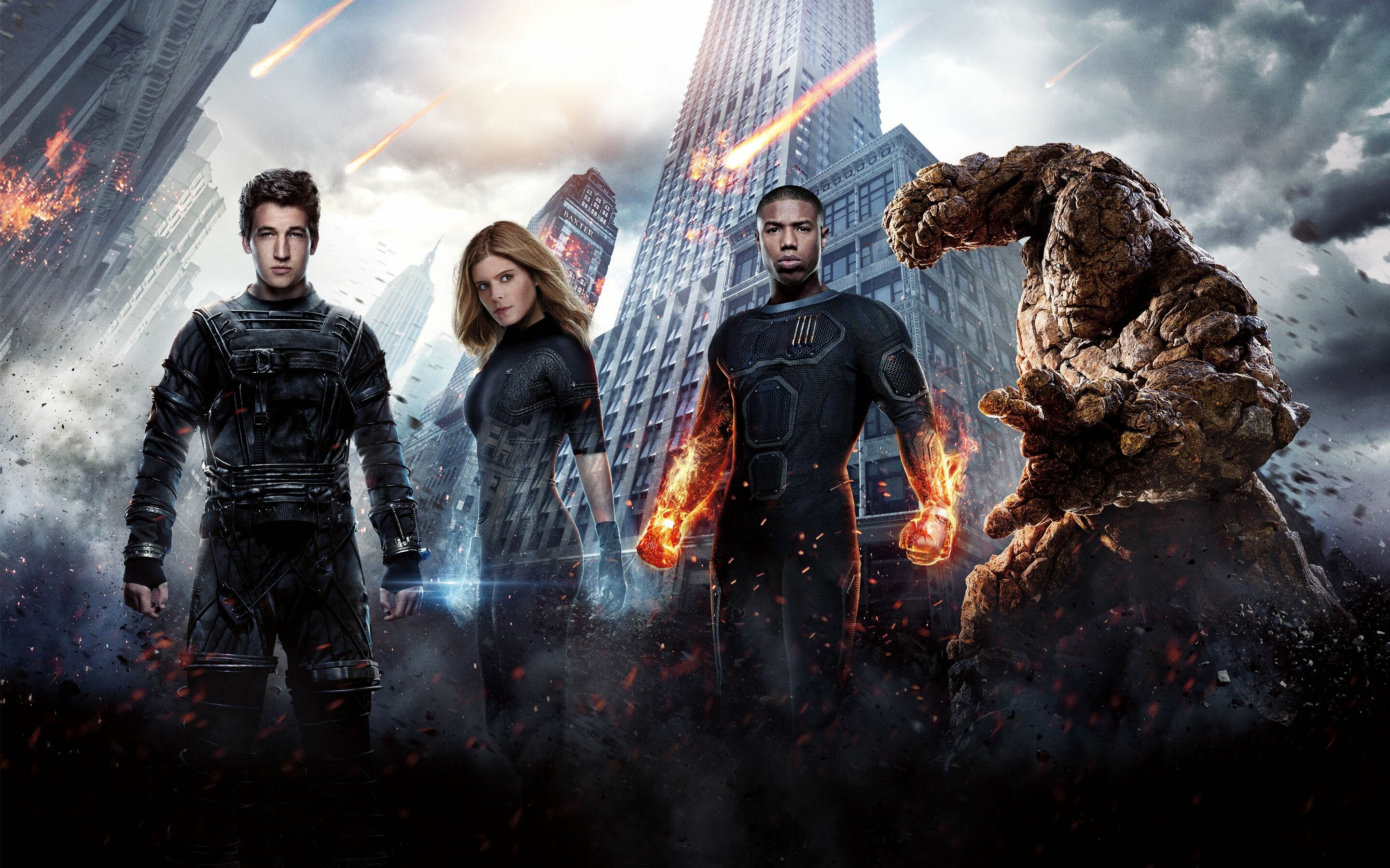 Fantastic 4: FF, A team of adventurers, Mr. Fantastic, The Thing. 2880x1800 HD Background.