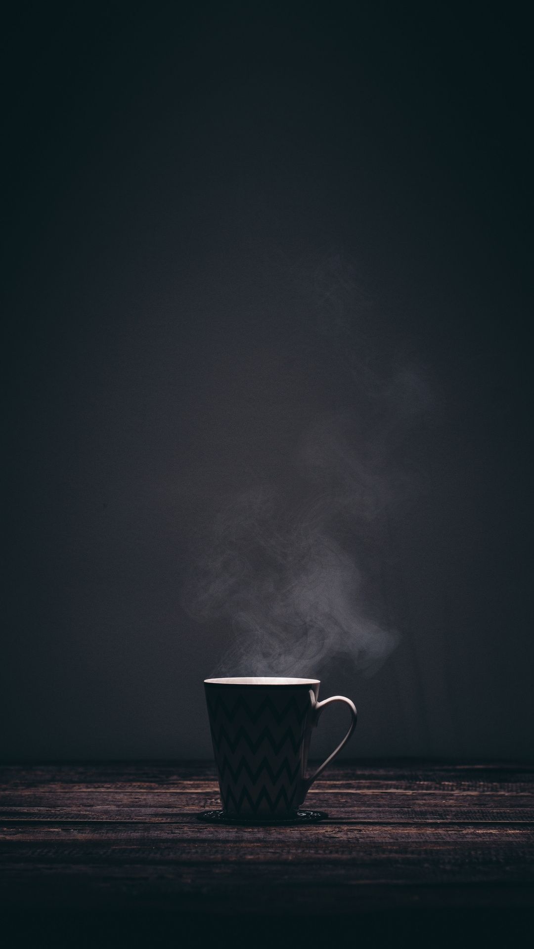 Black and white mug, Earthy atmosphere, Relaxing tea, Cozy coffee, 1080x1920 Full HD Phone