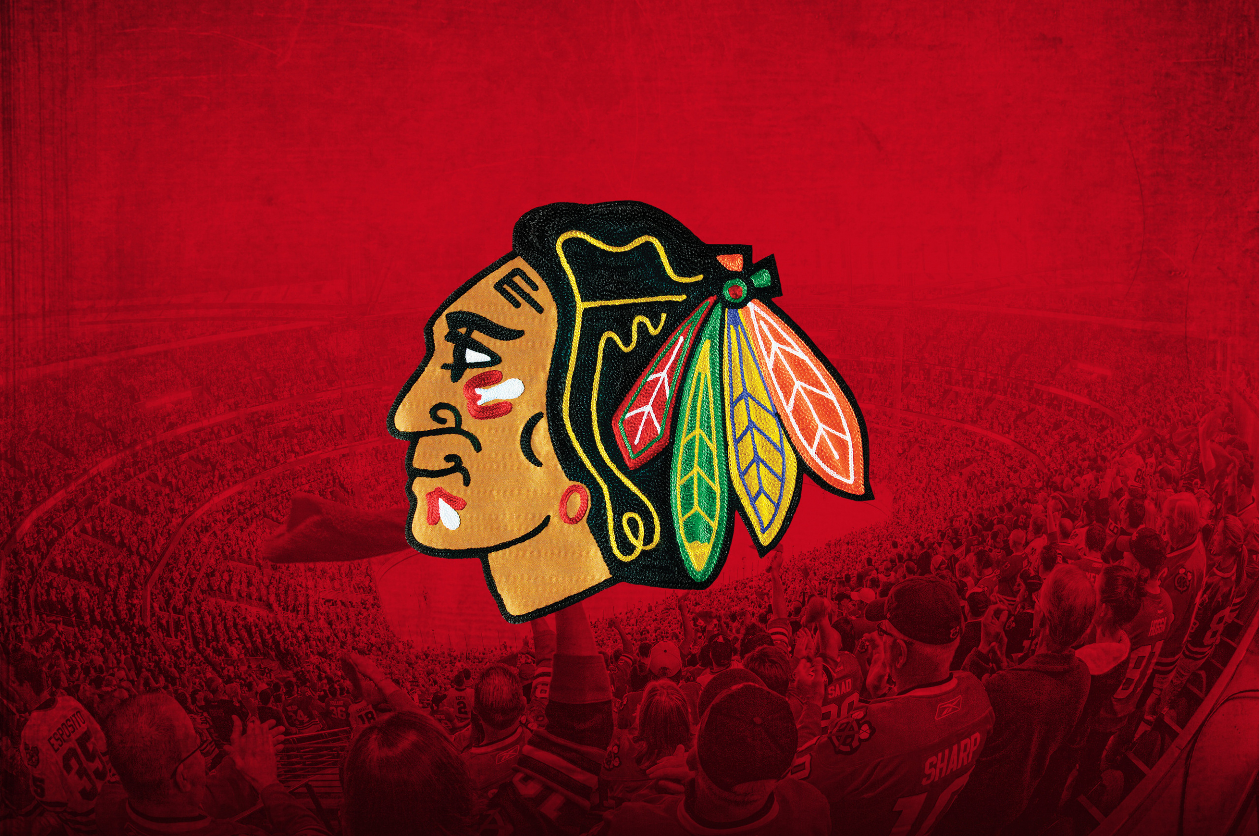 Chicago Blackhawks: Compete in the National Hockey League as a member of the Central Division in the Western Conference. 2560x1700 HD Background.