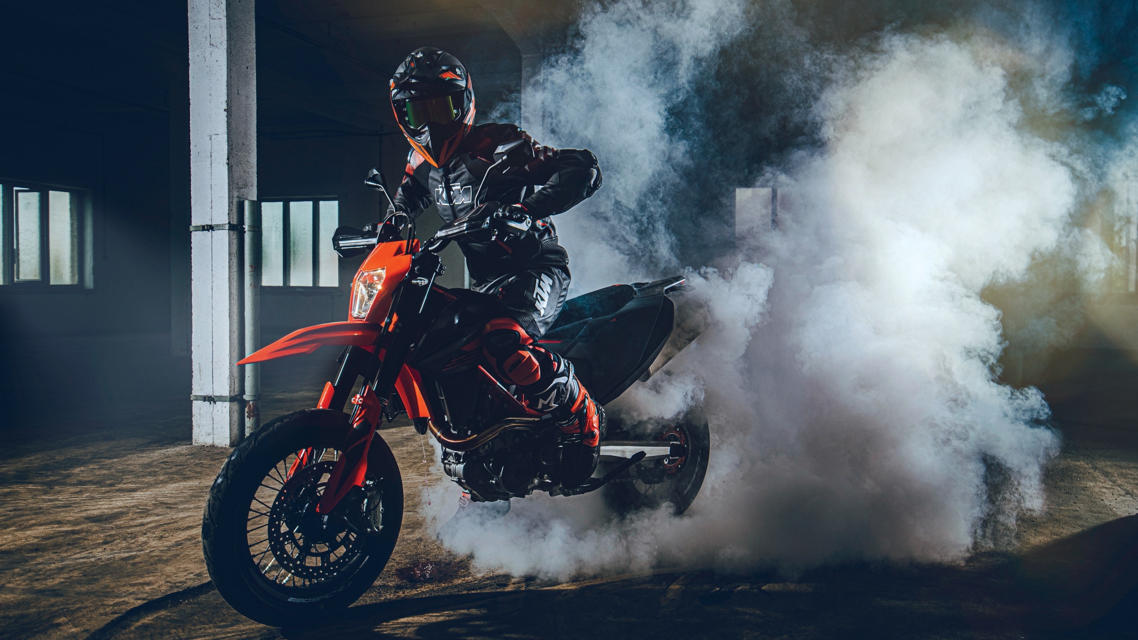 KTM Dirt Bike, 2021 model, 4K wallpaper, Adventure motorcycles, 3840x2160 4K Desktop