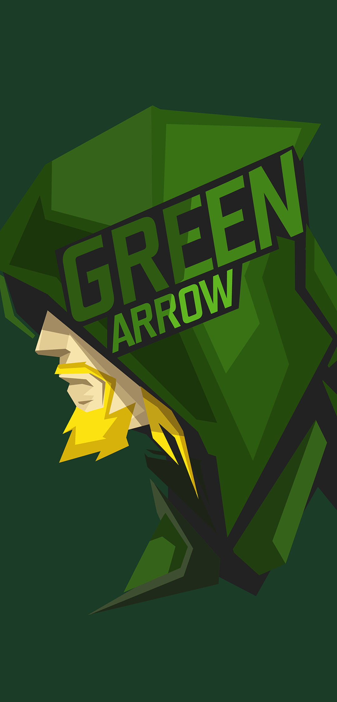 Green Arrow: A fictional character and superhero in the DC Comics and Universe. 1080x2250 HD Background.