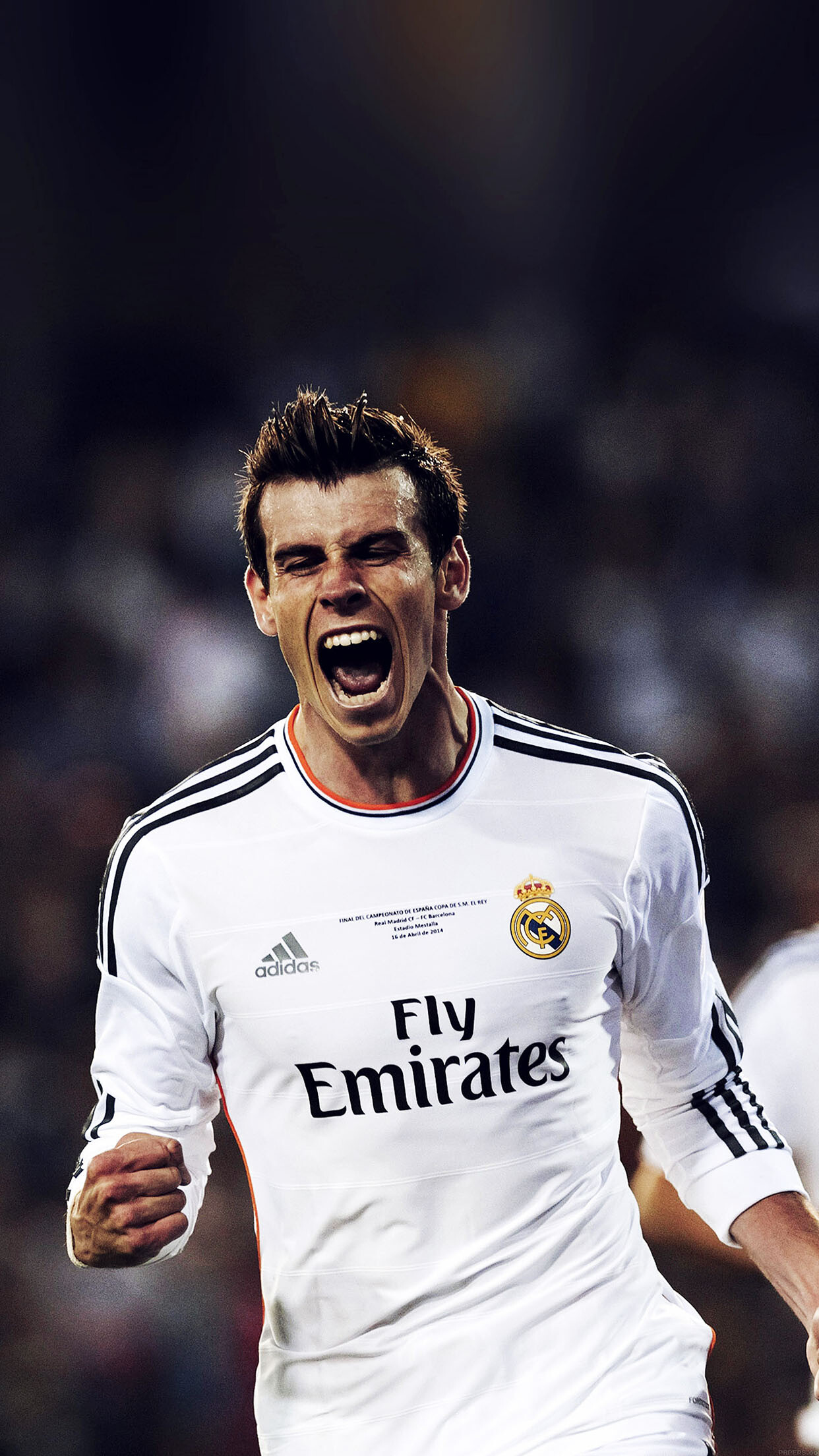 Gareth Bale: 2015–16 UEFA Champions League, Real Madrid CF, El Clasico - match against FC Barcelona. 1250x2210 HD Wallpaper.