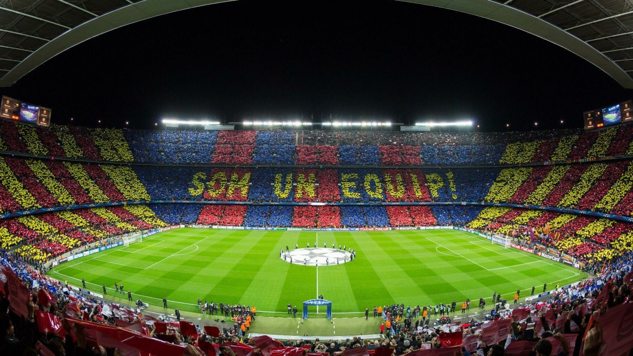 FC Barcelona: Spotify Camp Nou, The third-largest association football stadium in the world. 2050x1160 HD Wallpaper.