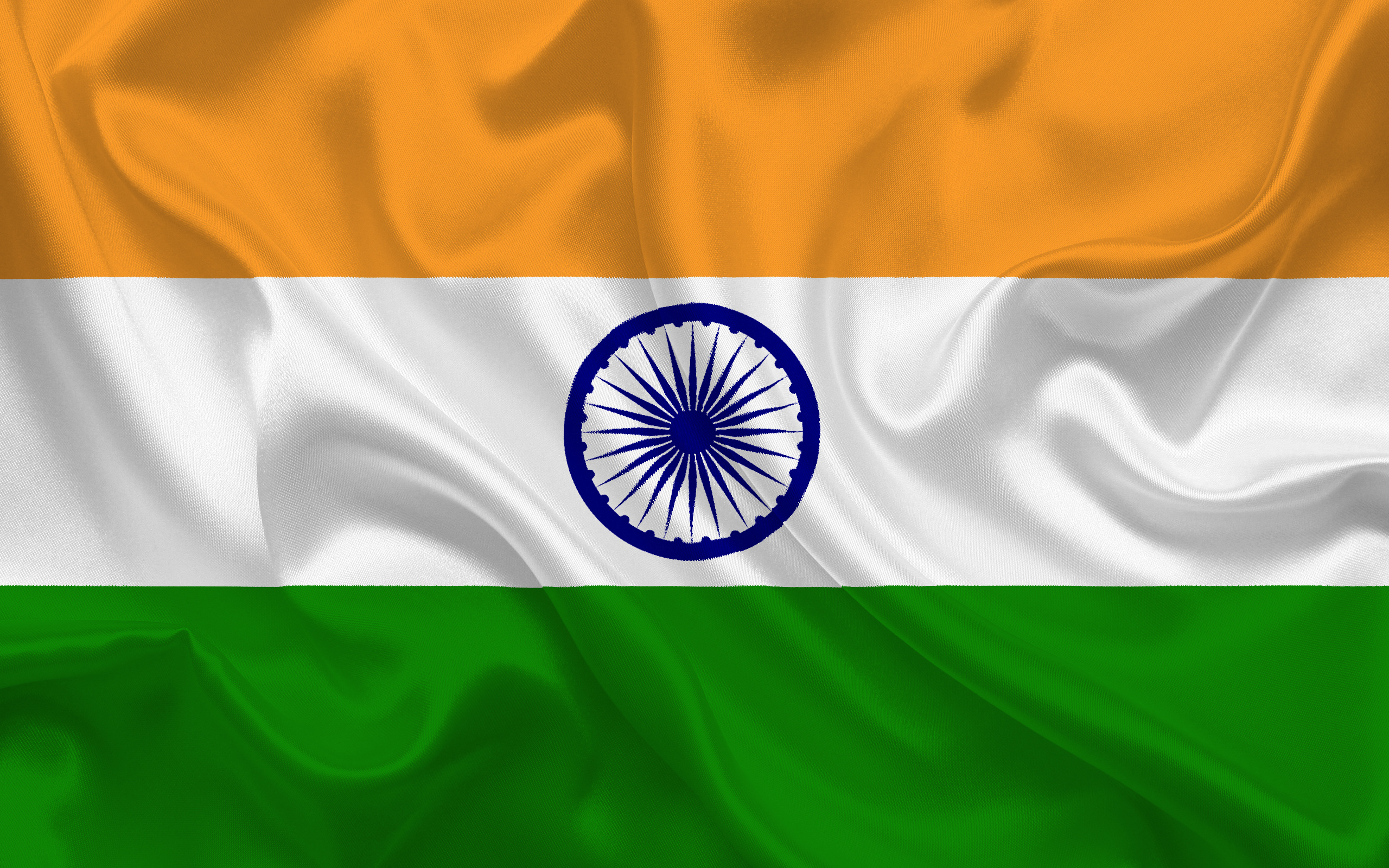 Flag of India, National pride, Tricolor elegance, Patriotic spirit, 2560x1600 HD Desktop