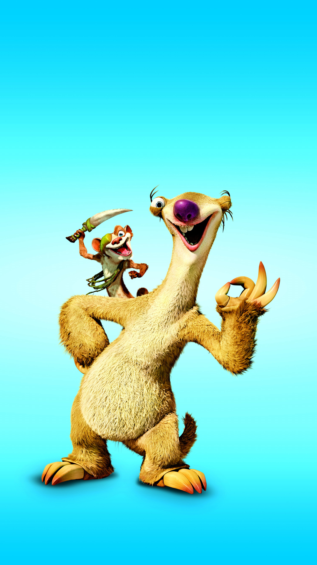 Sid, Ice Age Wallpapers, Cry68, HDQ Wallpapers, 1080x1920 Full HD Phone