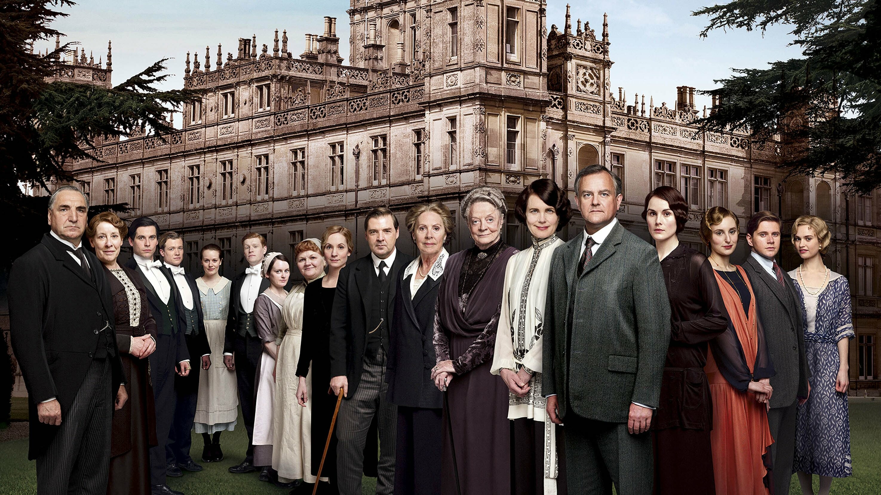 Downton Abbey: British TV series, set between 1912 and 1926. 2950x1660 HD Wallpaper.