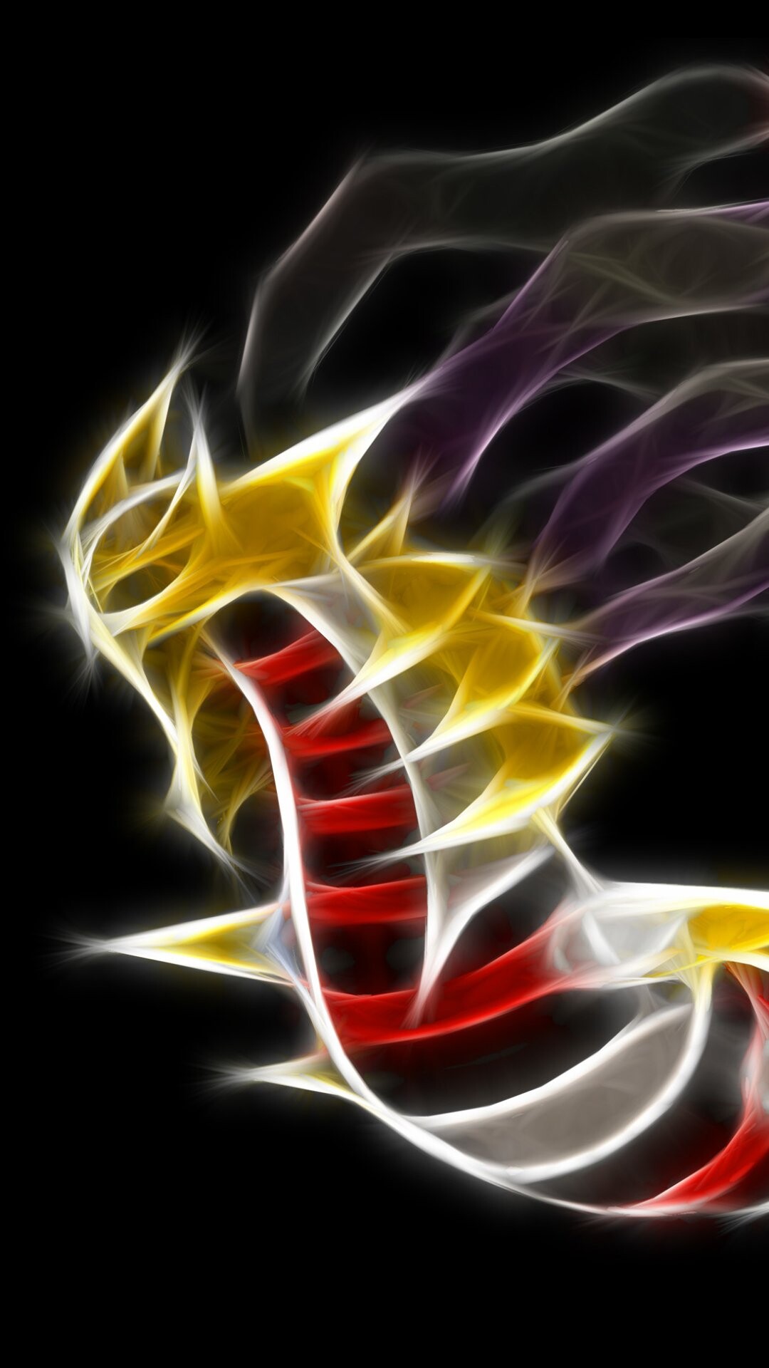 Giratina: Giratina's Altered Forme, A giant, dragon-like, The Renegade Pokemon. 1080x1920 Full HD Background.