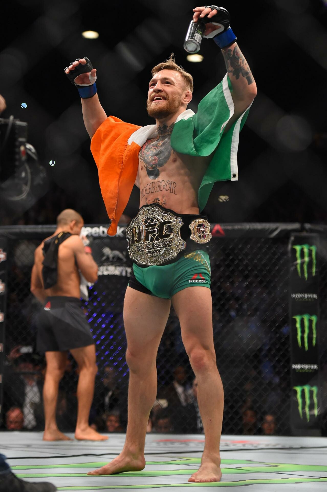 Conor McGregor: He lost to Dustin Poirier via technical knockout at UFC 257 on 24 January 2021. 1280x1920 HD Background.