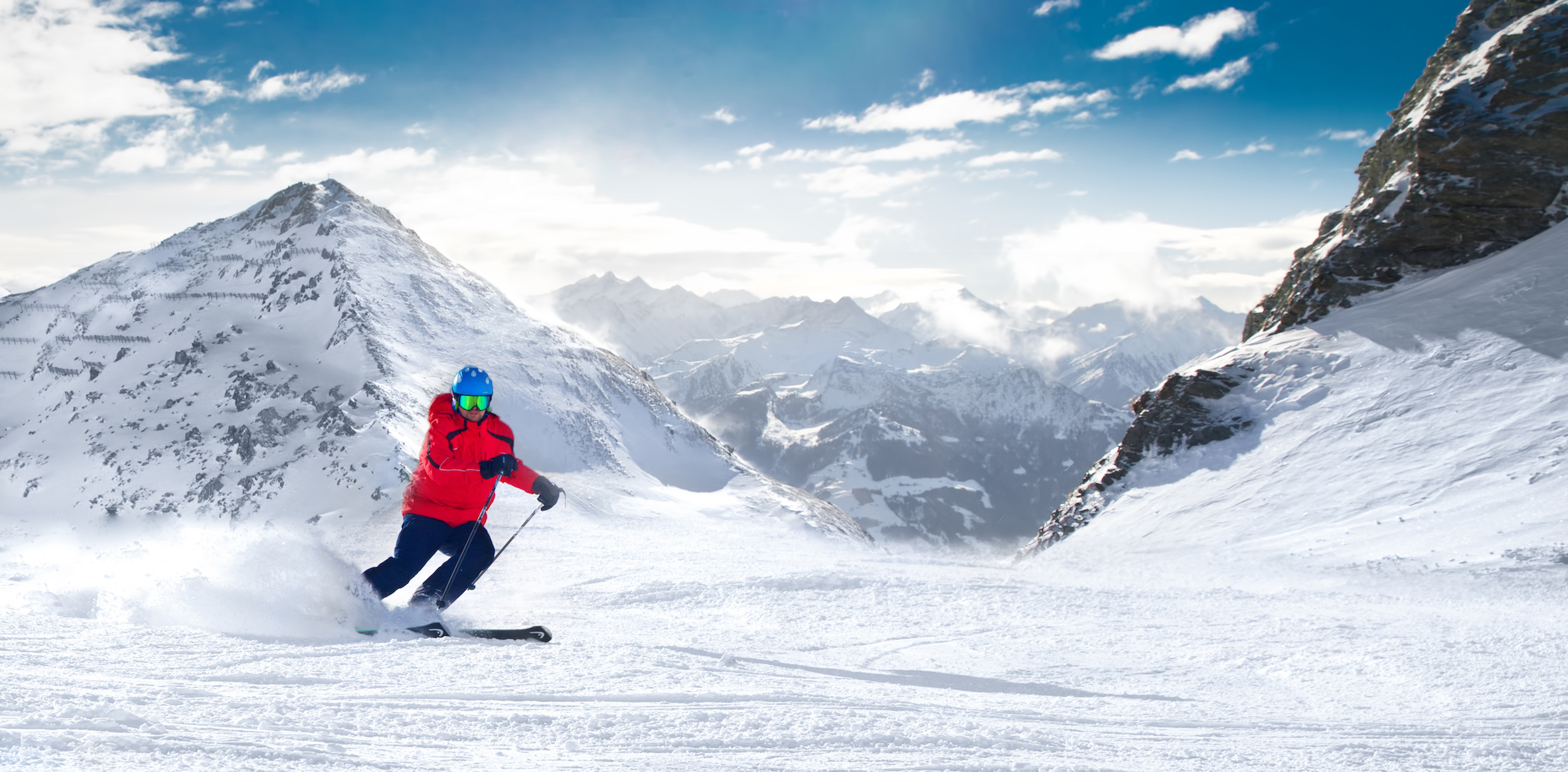 Skiing: Winter Destinations, Travel, Events, Germany, Downhill in a wavy course. 2370x1170 Dual Screen Wallpaper.