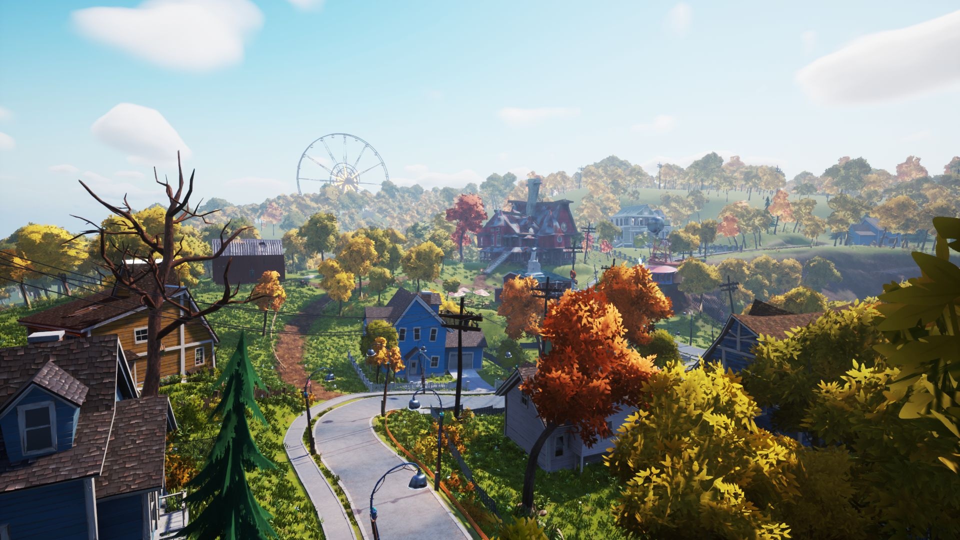 Hello Neighbor 2 (Game): The seemingly quiet town of Raven Brooks, Developed by Eerie Guest Studios. 1920x1080 Full HD Wallpaper.
