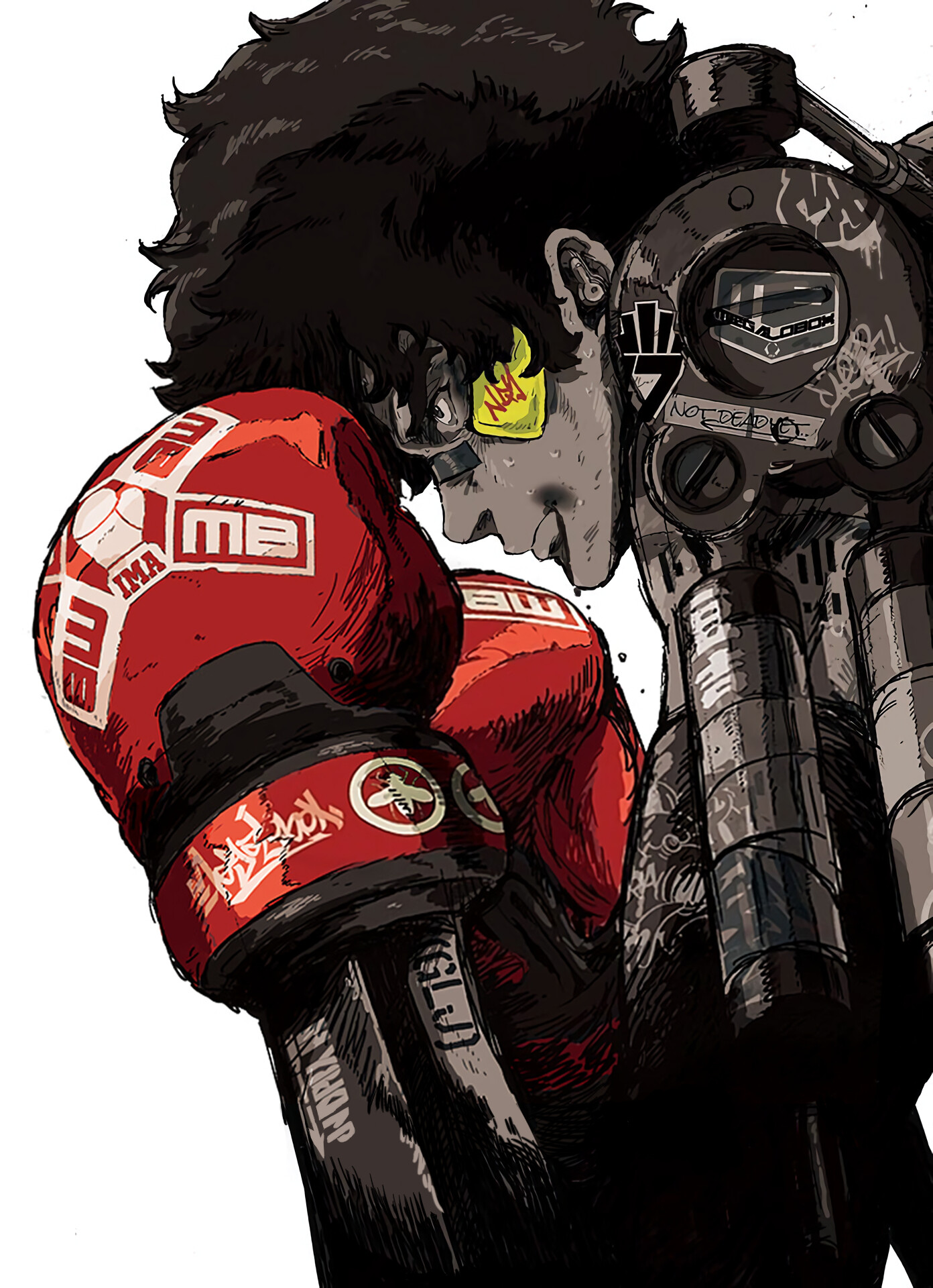 Megalo Box: The narrative focuses on an underground fighter only known by his ring name Junk Dog. 1400x1920 HD Background.