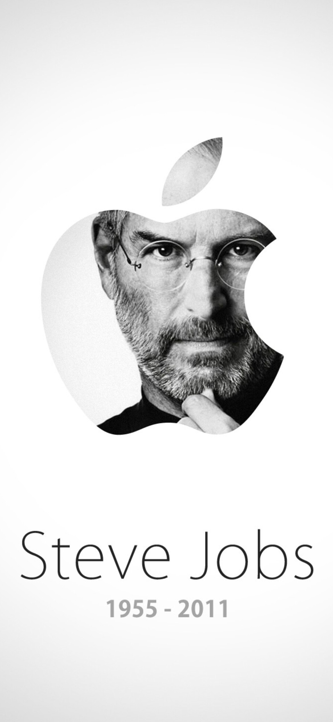Steve Jobs: A founder and leader of Apple Inc., An American entrepreneur, industrial designer. 1170x2540 HD Wallpaper.