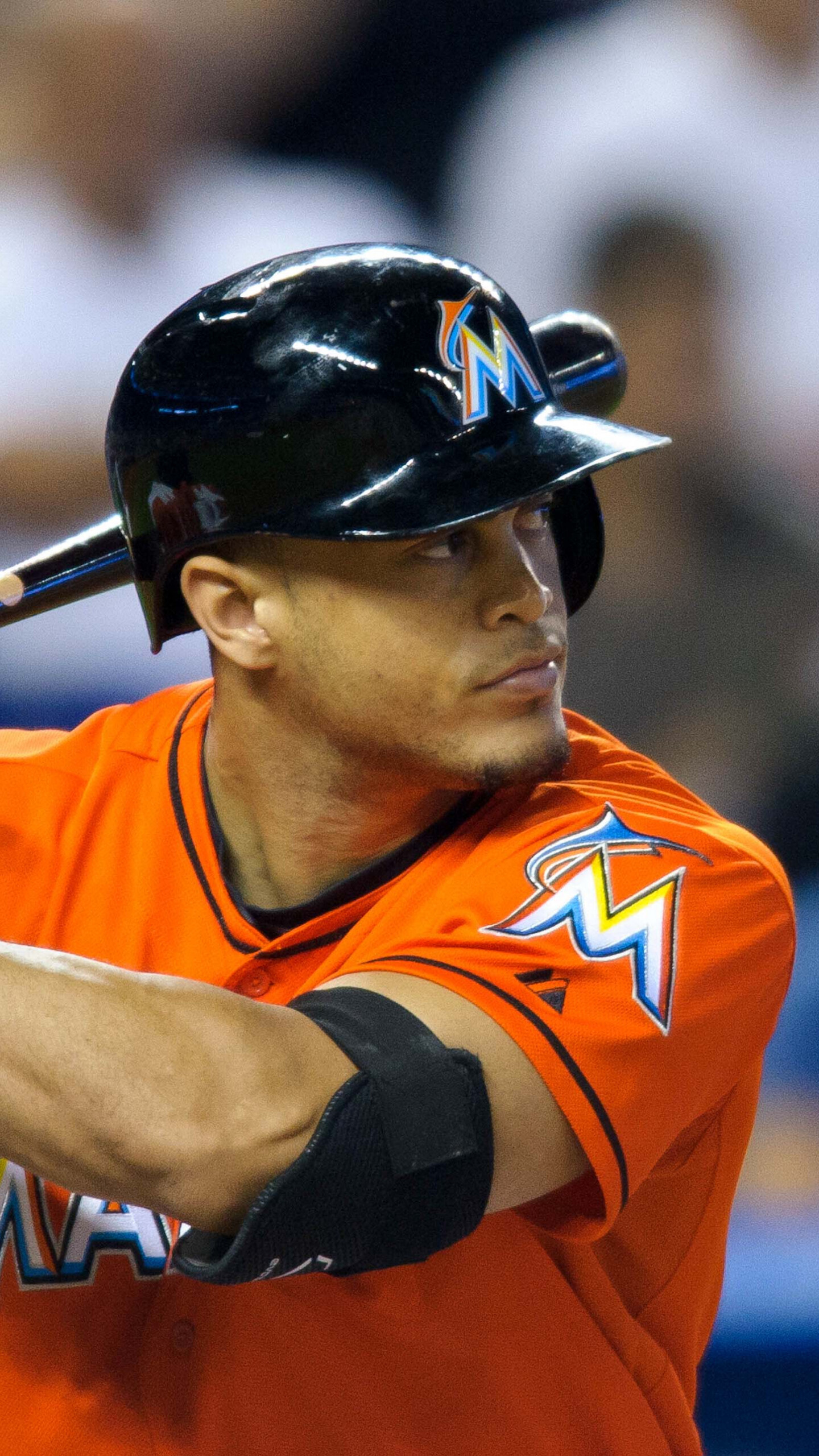 Giancarlo Stanton: The Miami Marlins, One of two MLB franchises to have never won a division title. 1440x2560 HD Wallpaper.