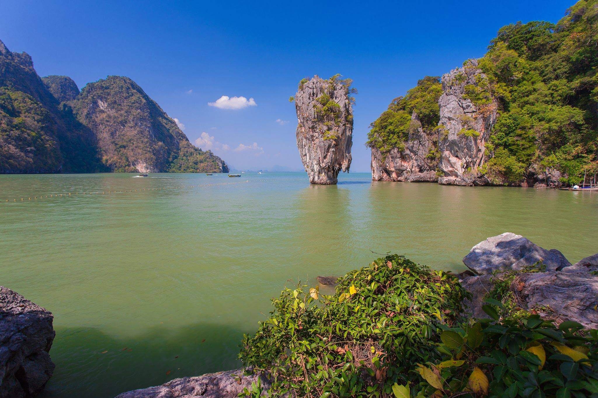 Khao Phing Kan, James Bond Island tours, Qbic Travel, Phuket Thailand, 2050x1370 HD Desktop