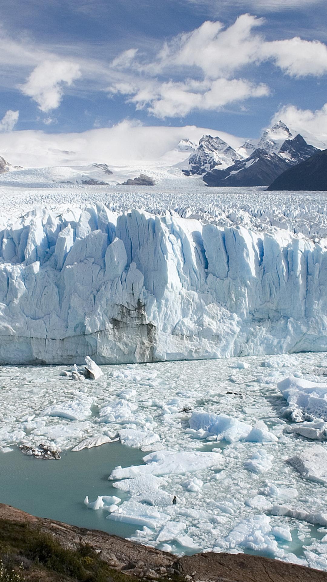 Argentina, Perito moreno glacier, Patagonia, High resolution, 1080x1920 Full HD Phone