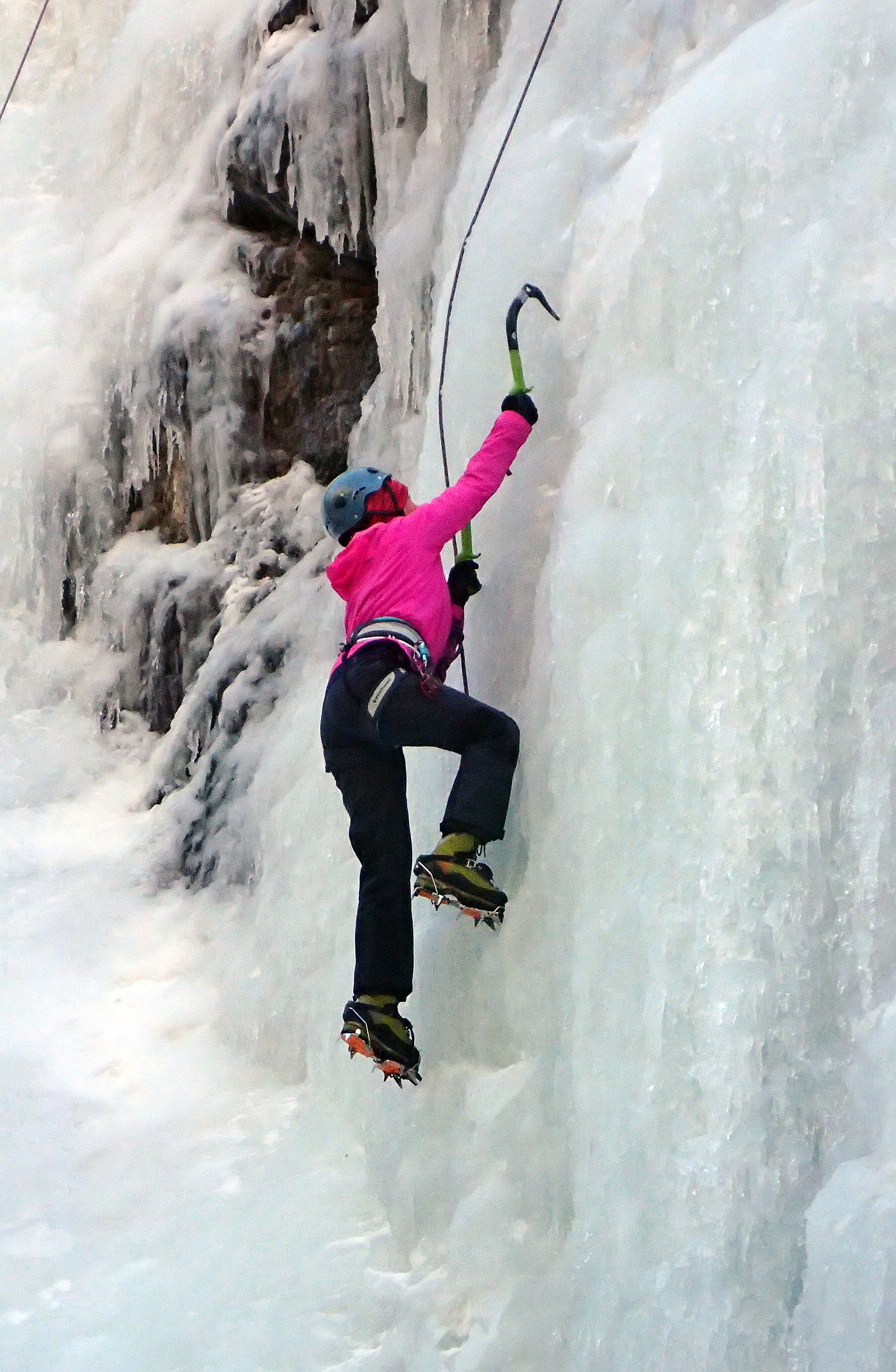 Ice Climbing: Winter Sports, The Swiss Alps, Kandersteg, Switzerland, Pro Climbers. 1800x2750 HD Wallpaper.