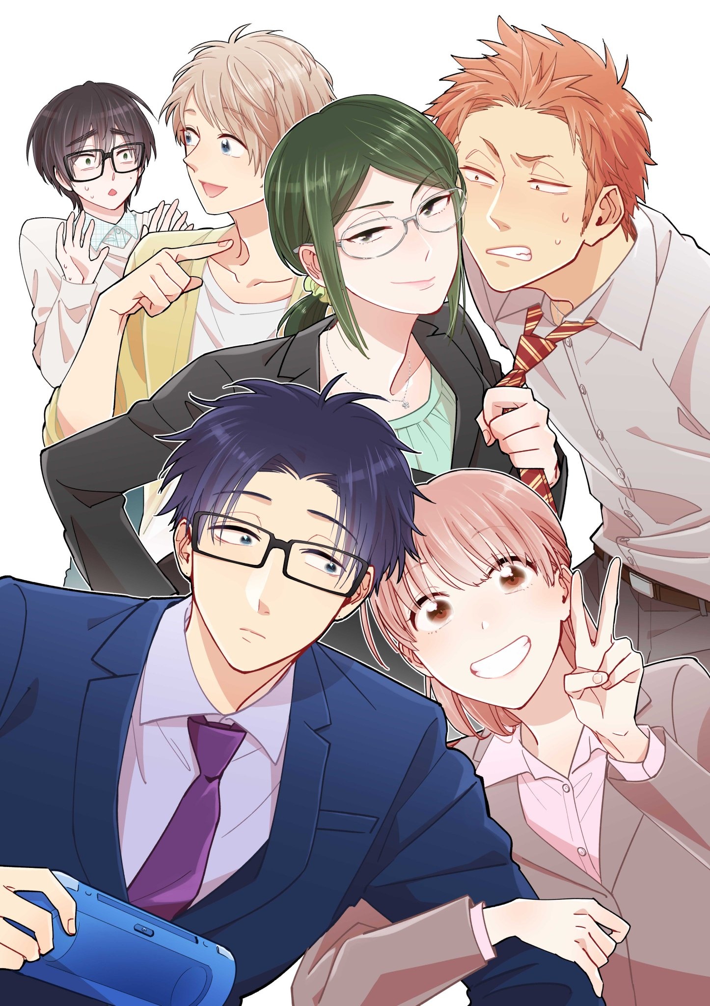 Wotakoi: Love Is Hard for Otaku anime, Manga series, Otaku culture, Romantic comedy, 1450x2050 HD Phone