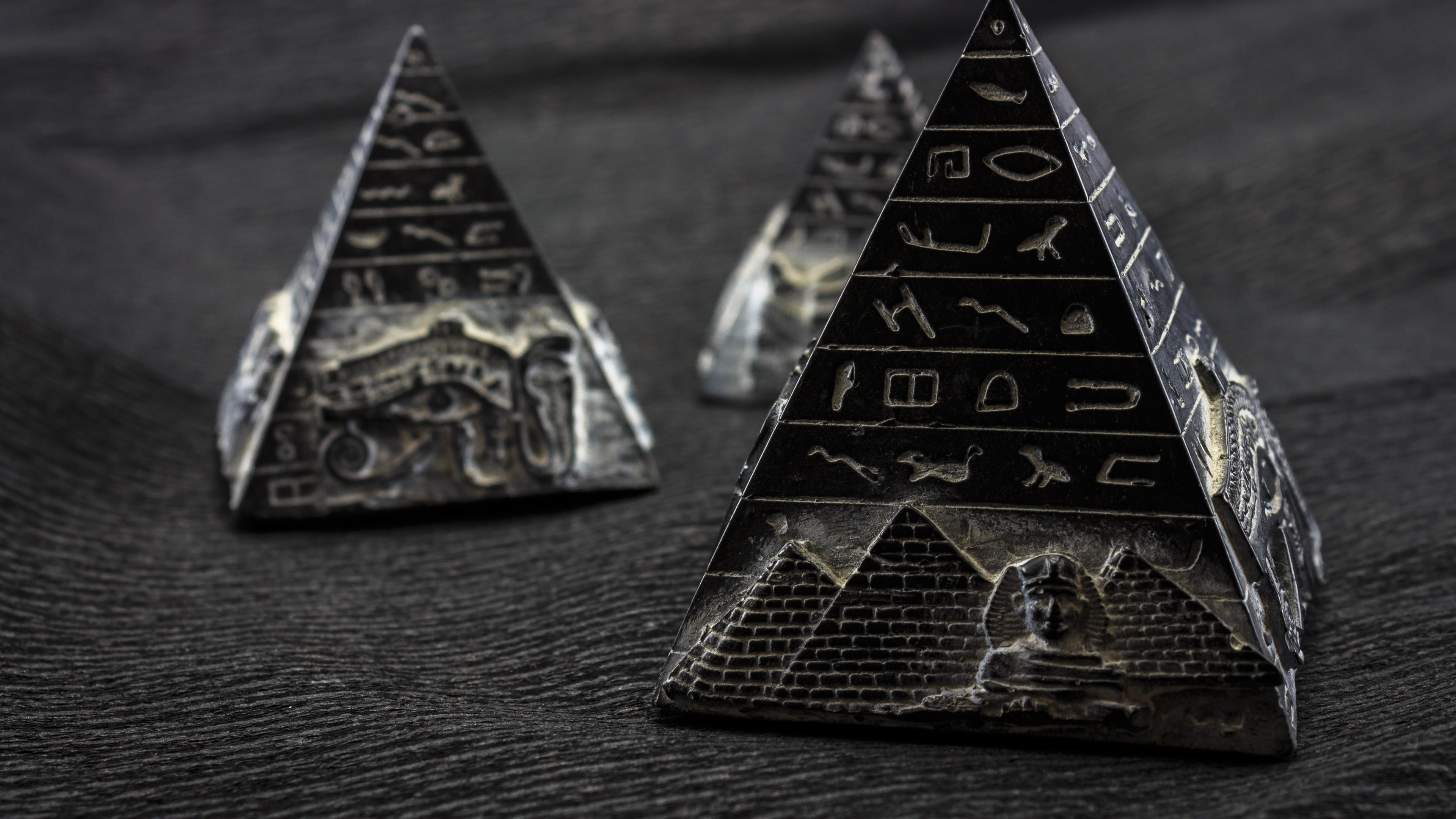 Pyramid, Hieroglyphics Wallpaper, 3840x2160 4K Desktop
