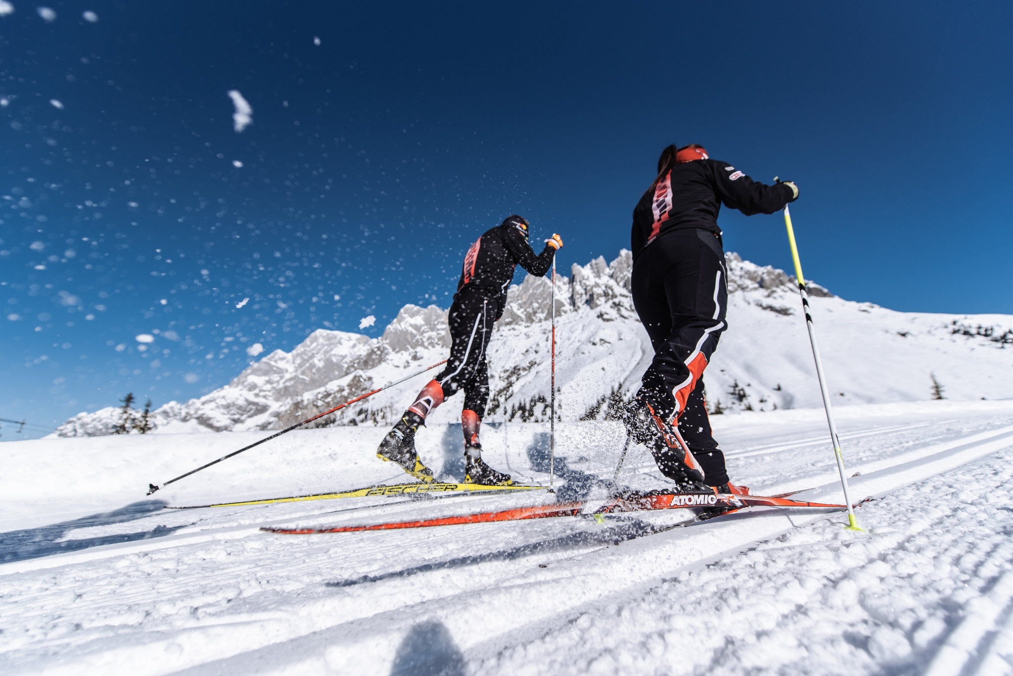 Alpine Skiing, Cross country skiing, Hochkoenig trails, Outdoor adventures, 2050x1370 HD Desktop
