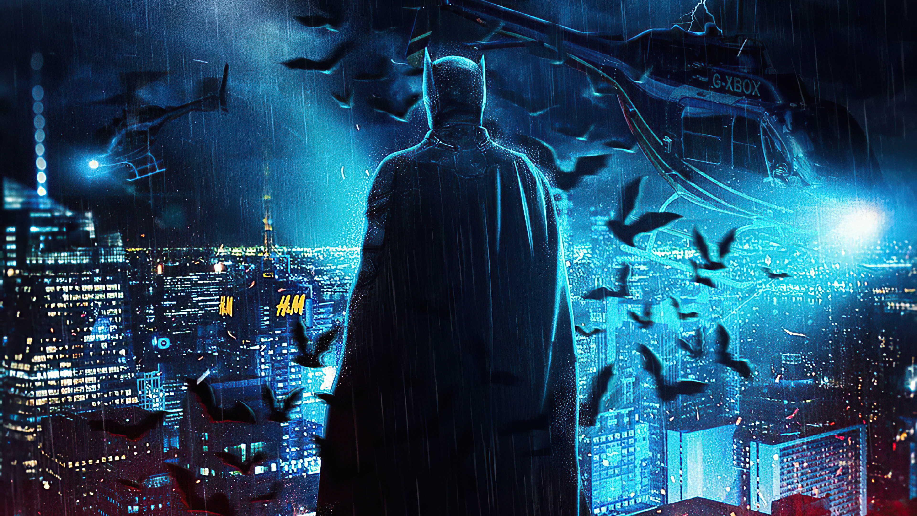 Gotham City, Batman 4K wallpaper, 3840x2160 4K Desktop