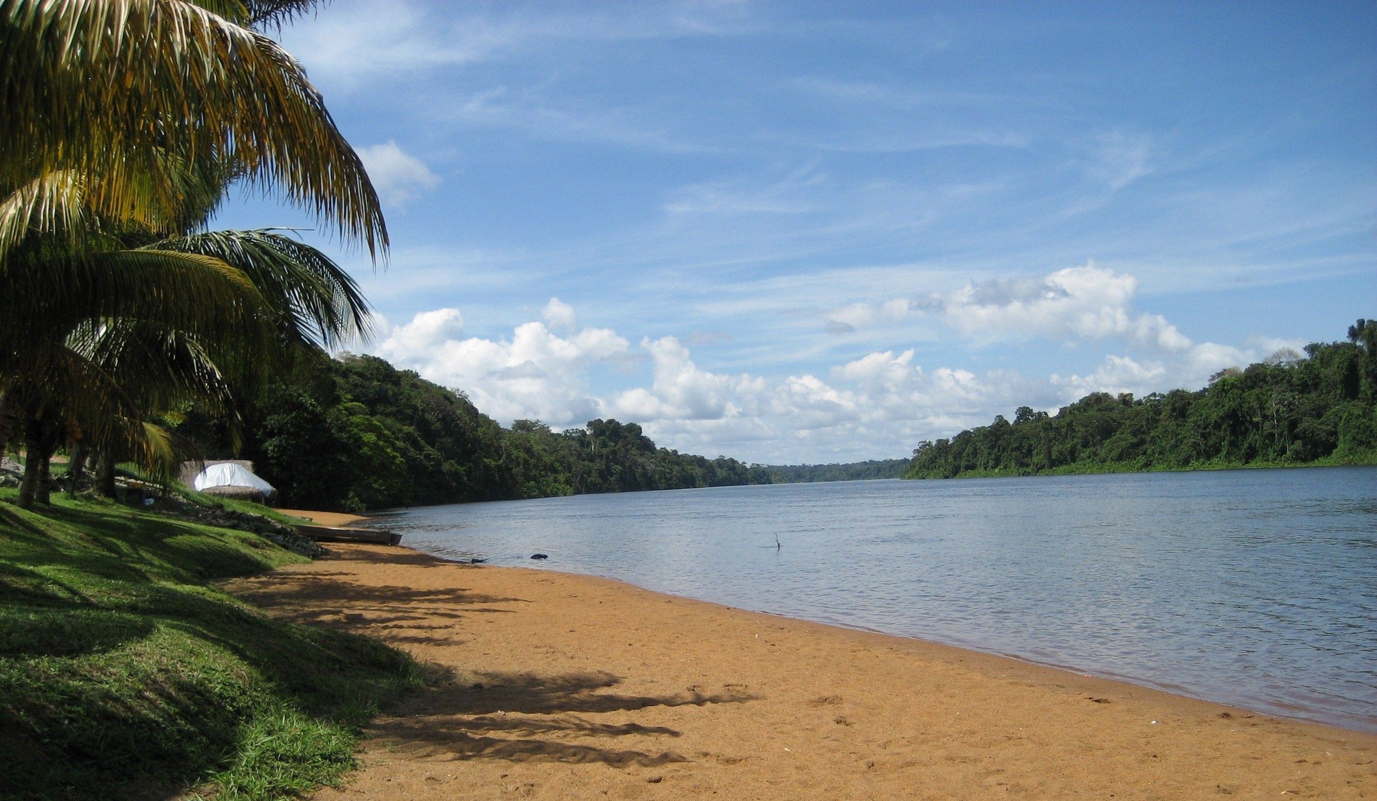 Suriname travels, South American river, Captivating photography, Wanderlust, 2820x1640 HD Desktop